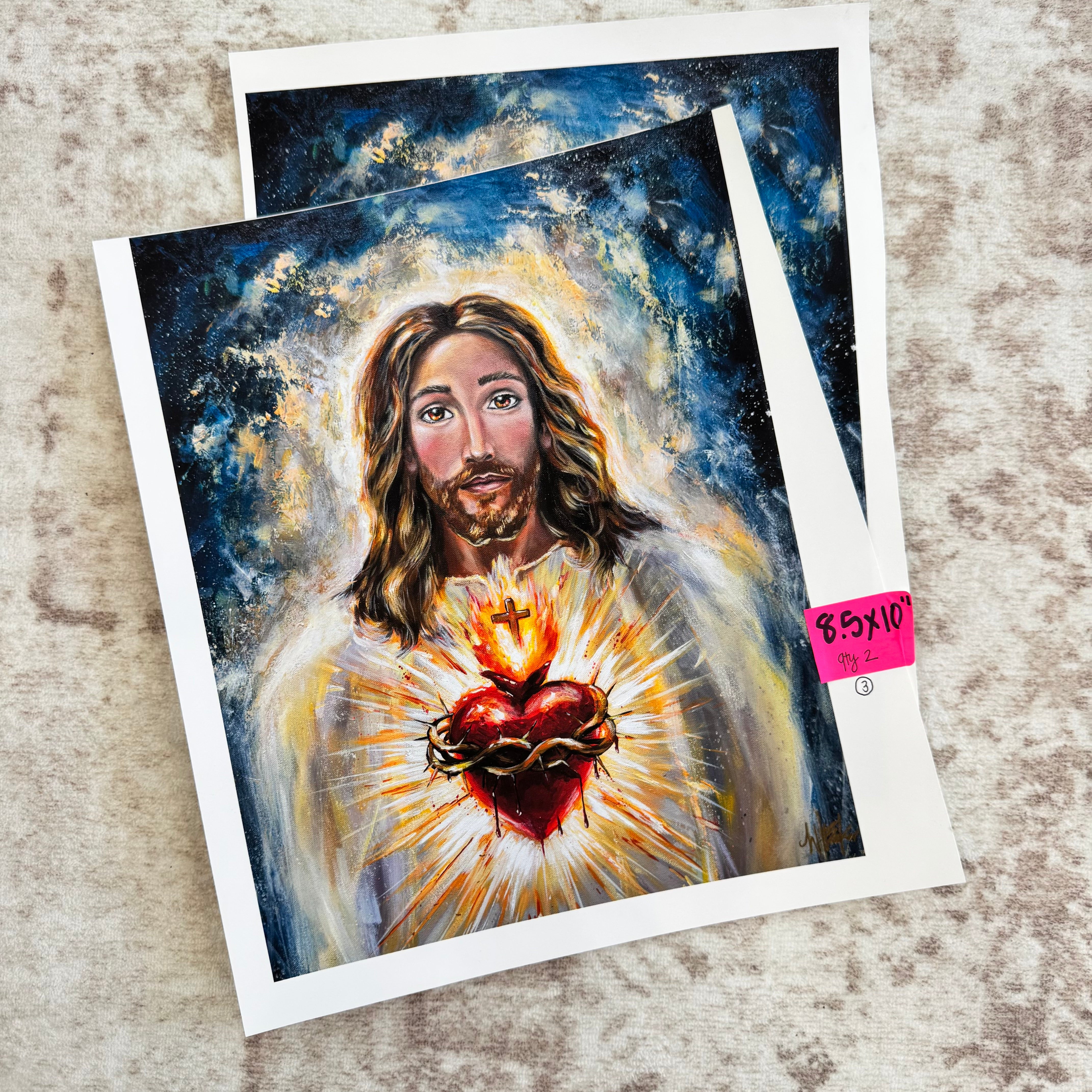 003 • His Most Sacred Heart • 8.5x10"