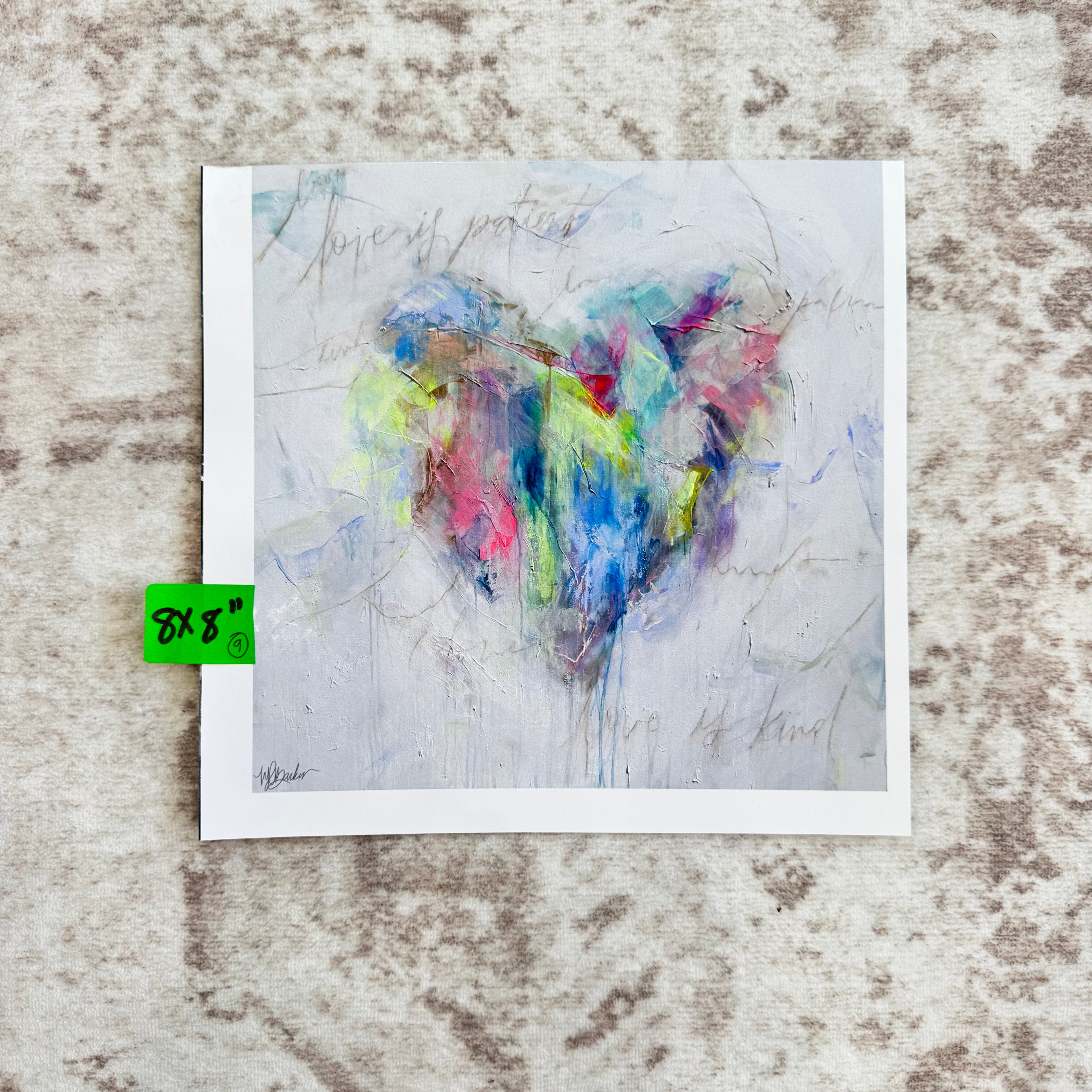 009 • Love is Patient • 8x8"