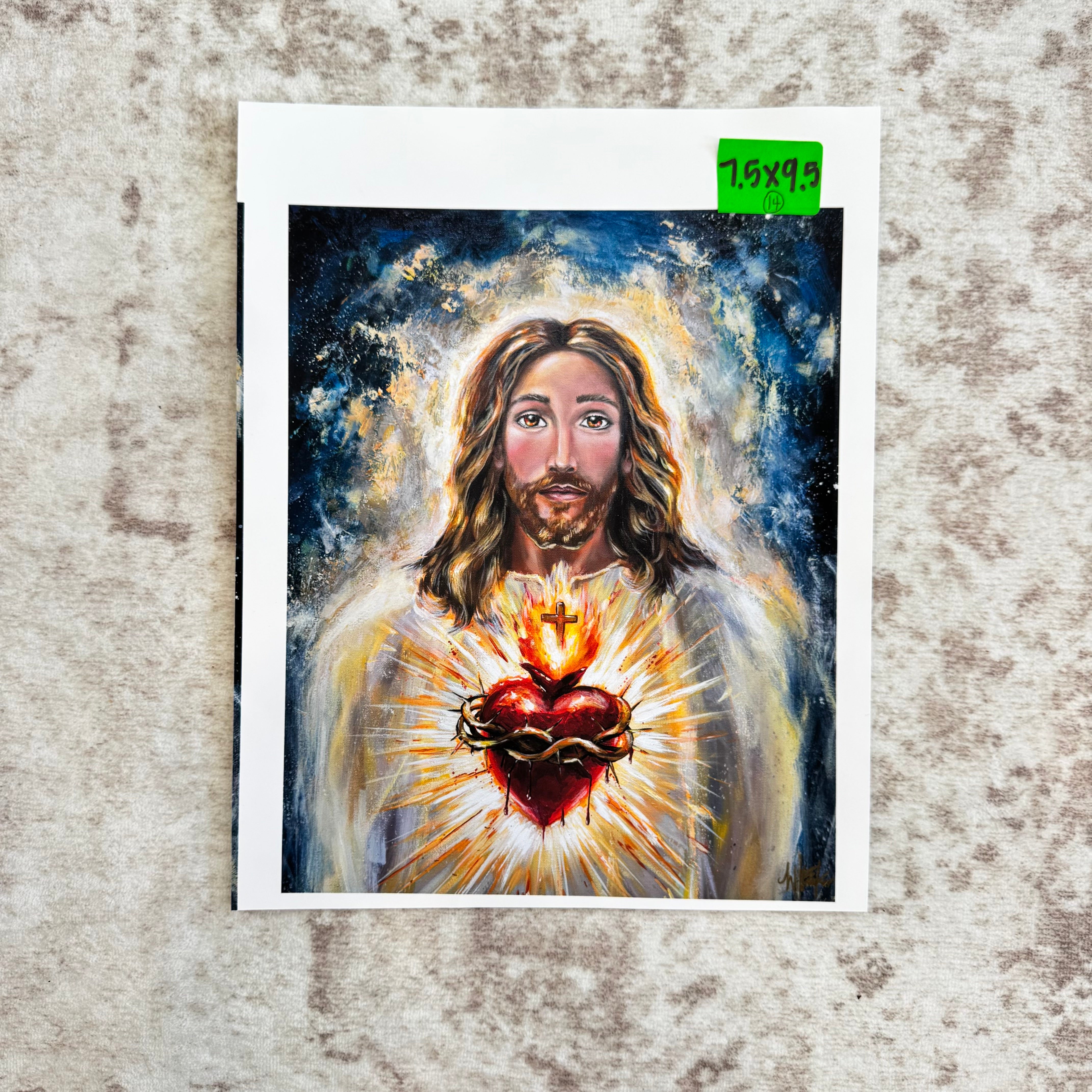 014 • His Most Sacred Heart • 7.5x9.5"