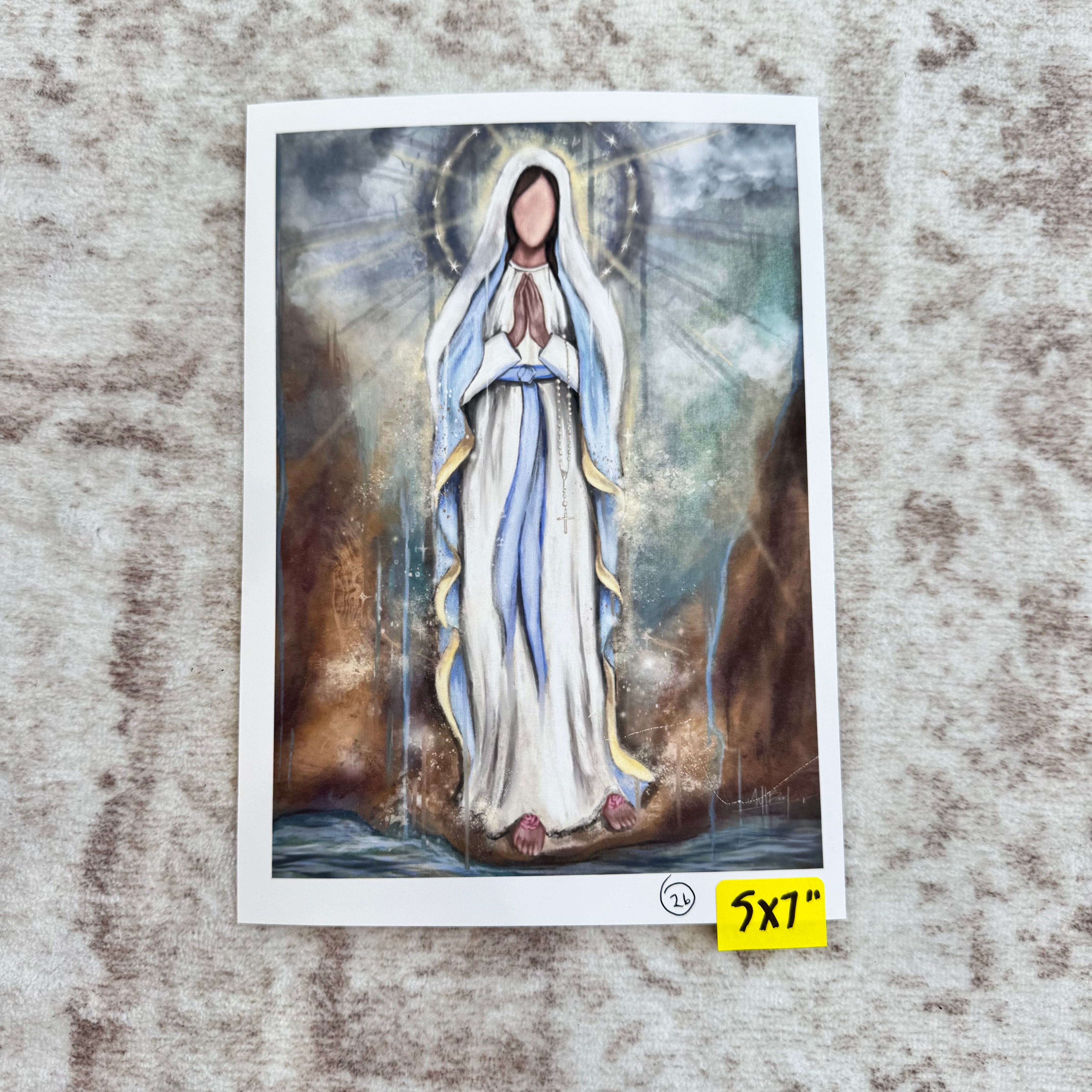 026 • Our Lady of Lourdes • 5x7"