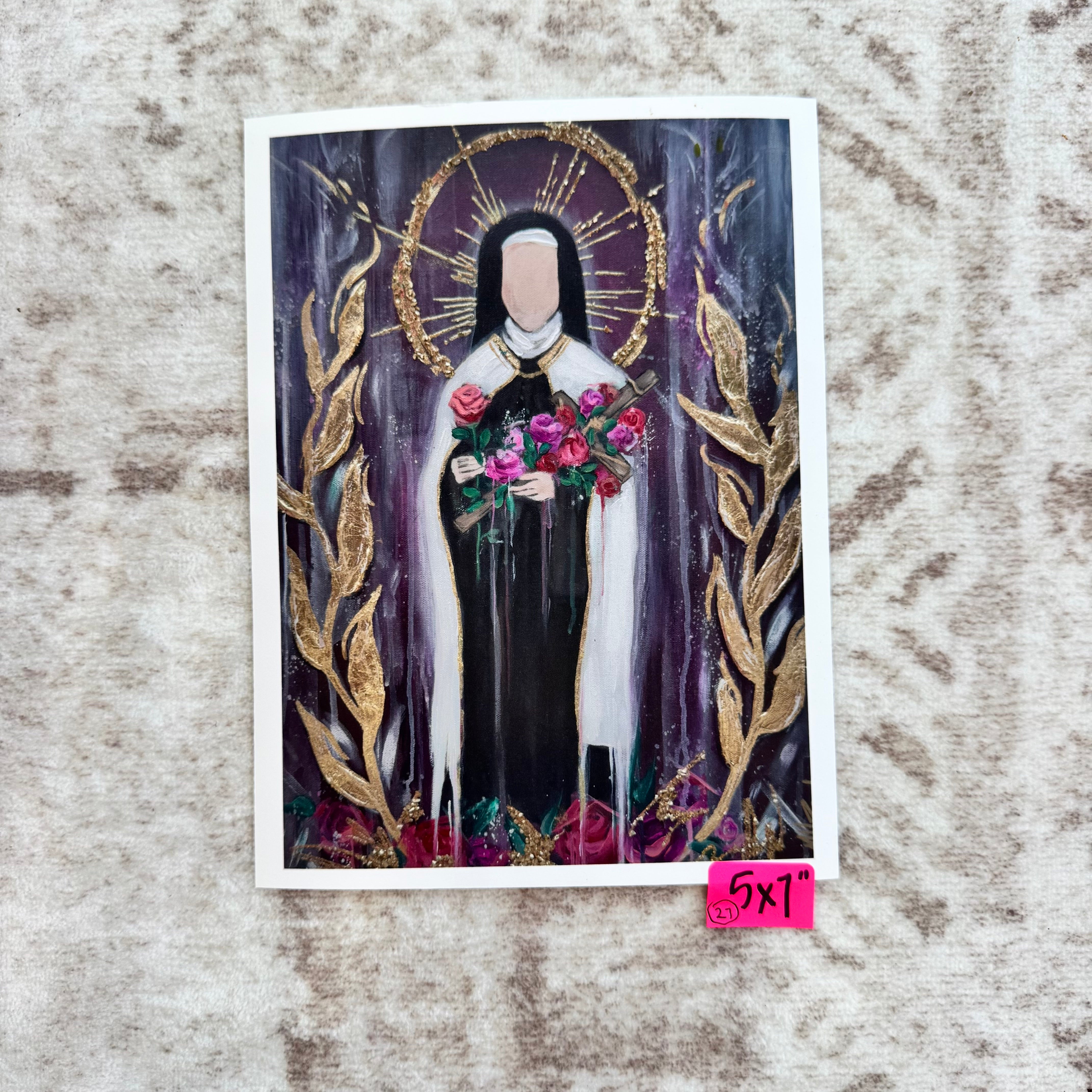027 • Saint Therese of Liseiux • 5x7"