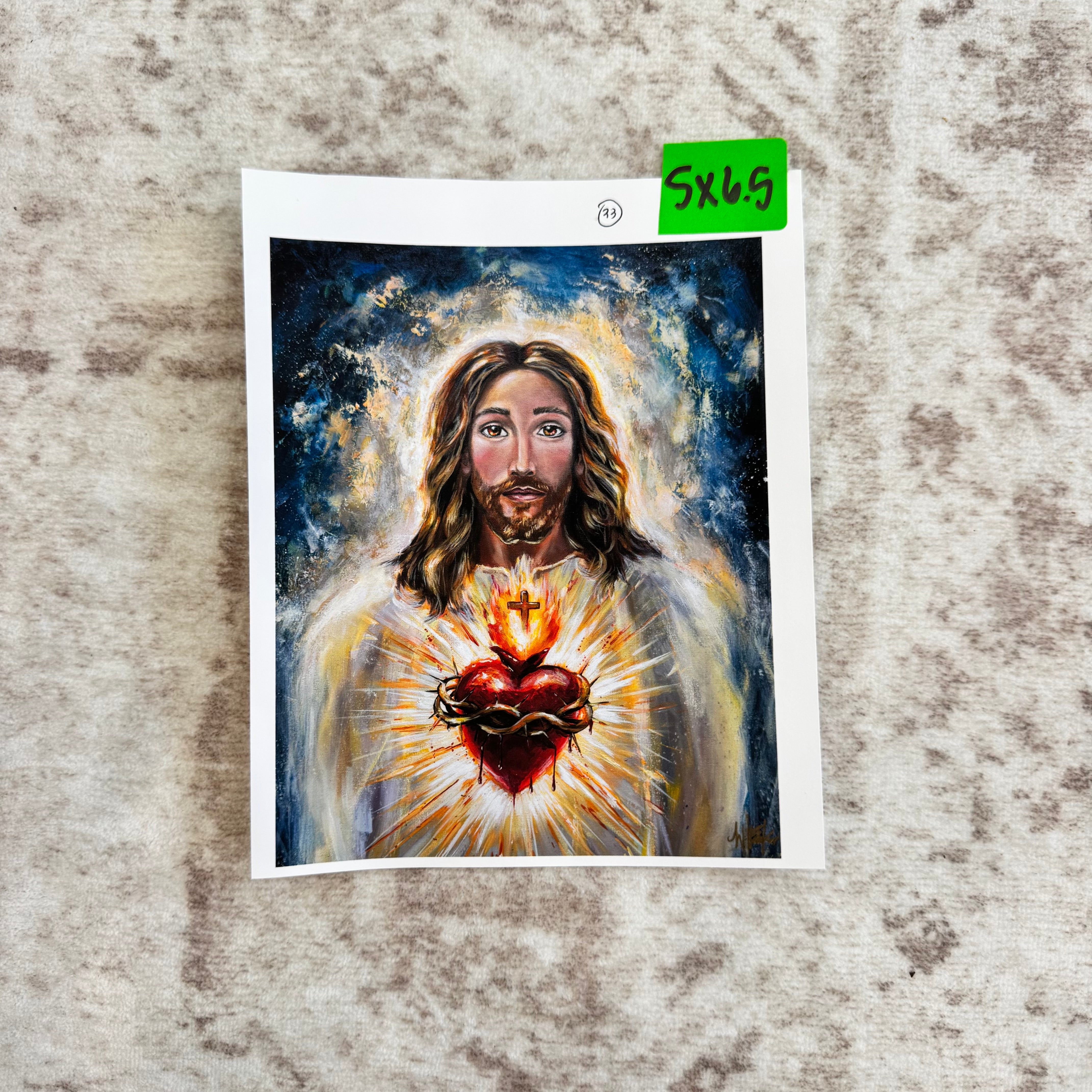 033 • His Most Sacred Heart • 5x6.5"
