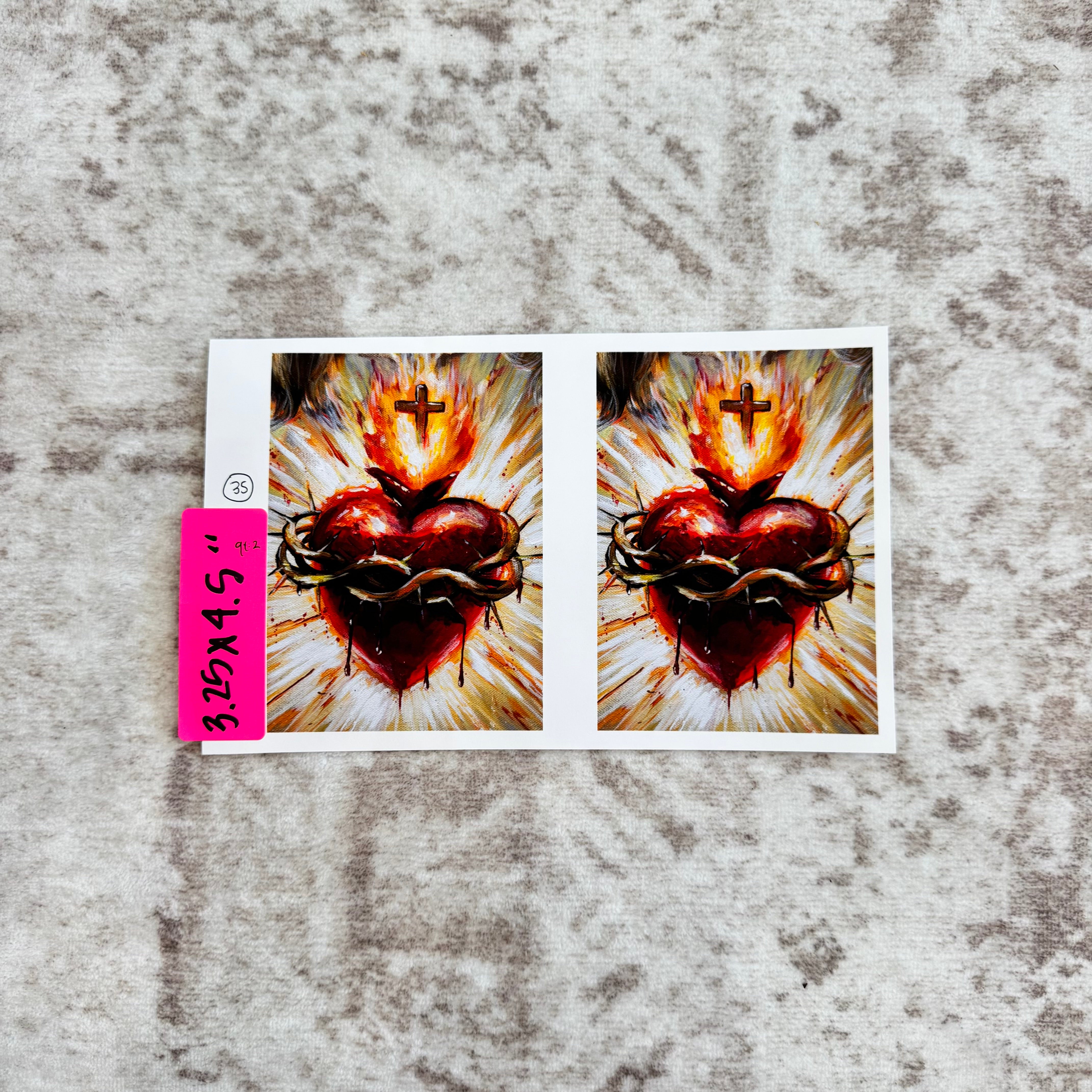 035 • The Heart of Jesus • 3.25x4.5"