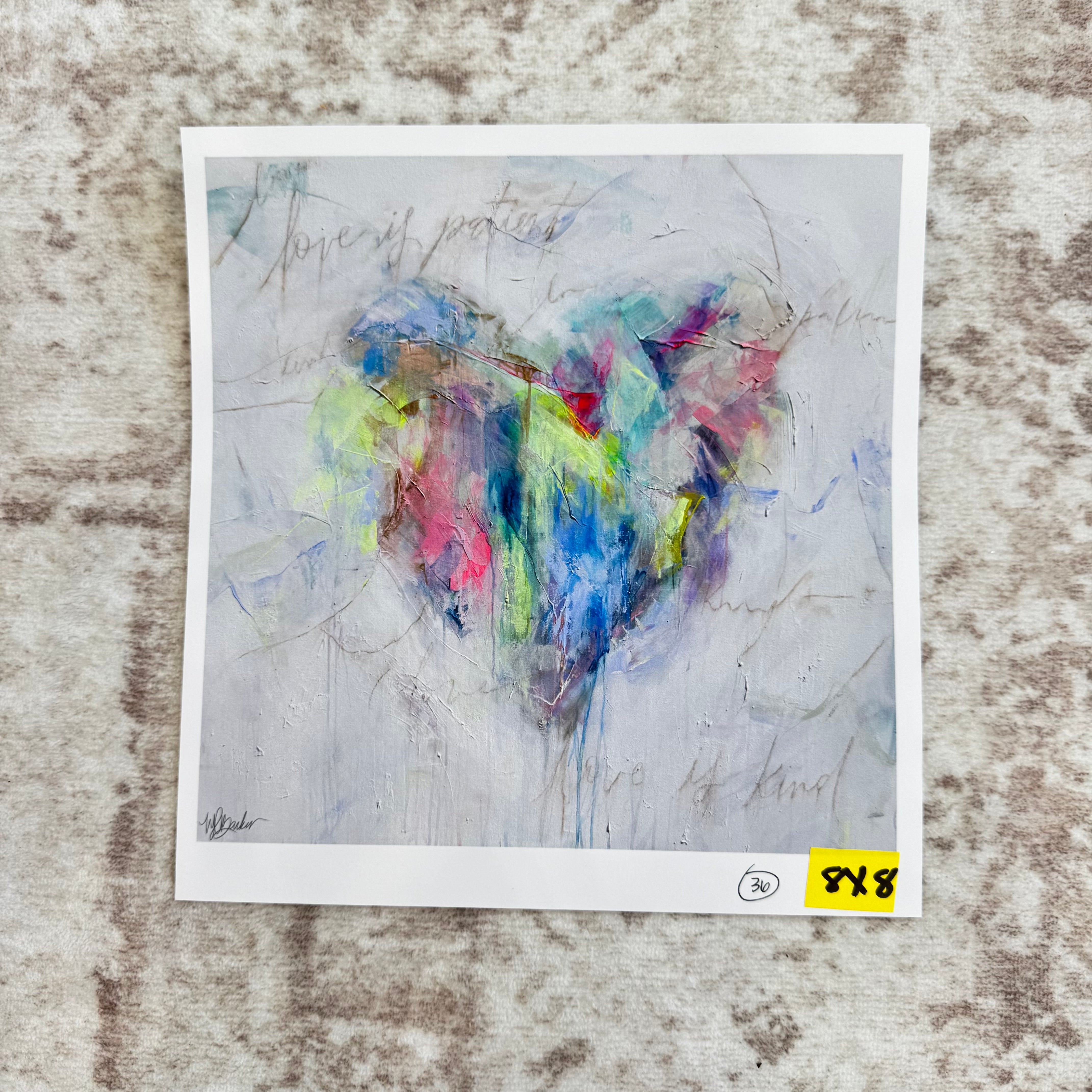 036 • Love is Patient • 8x8"