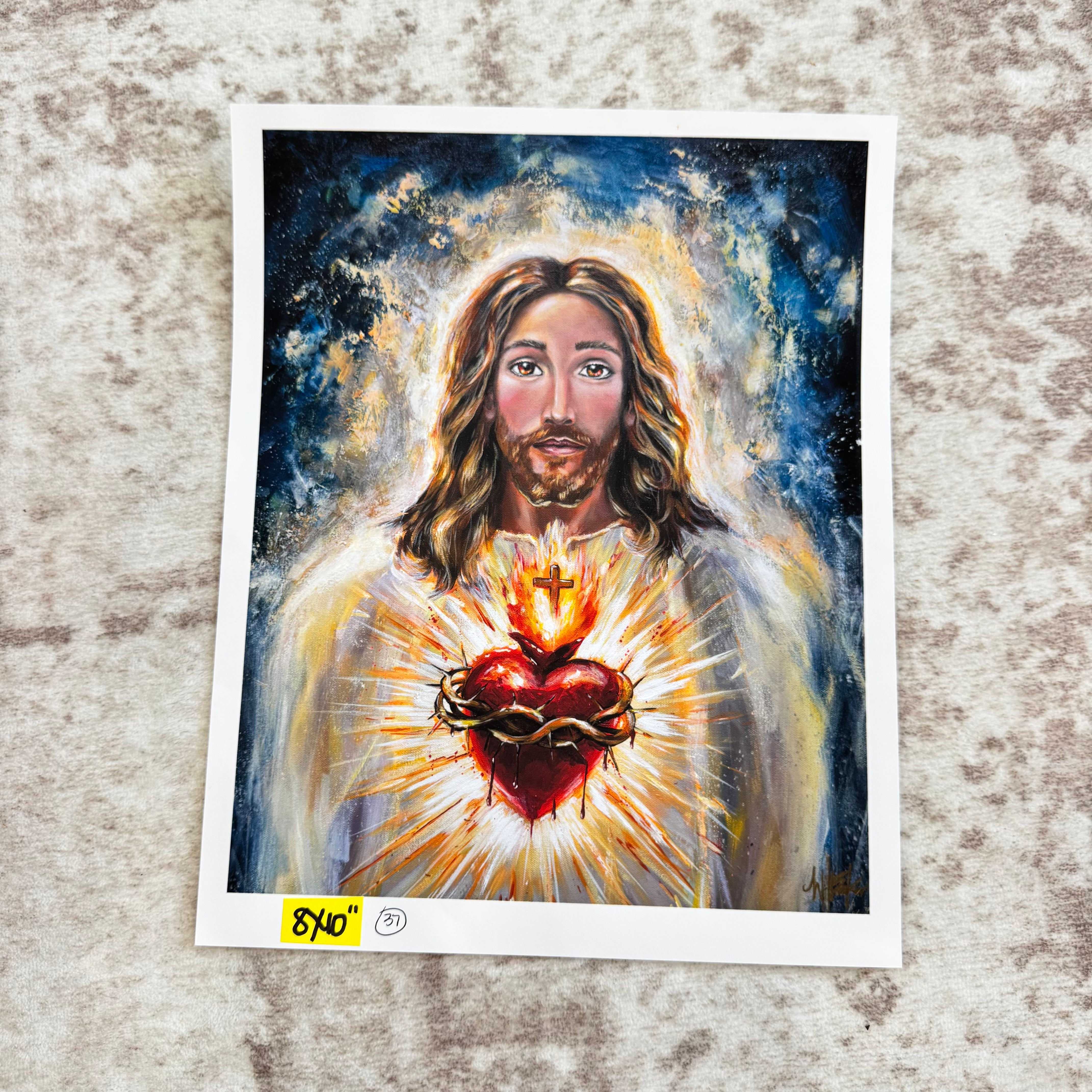 037 • His Most Sacred Heart • 8x10"
