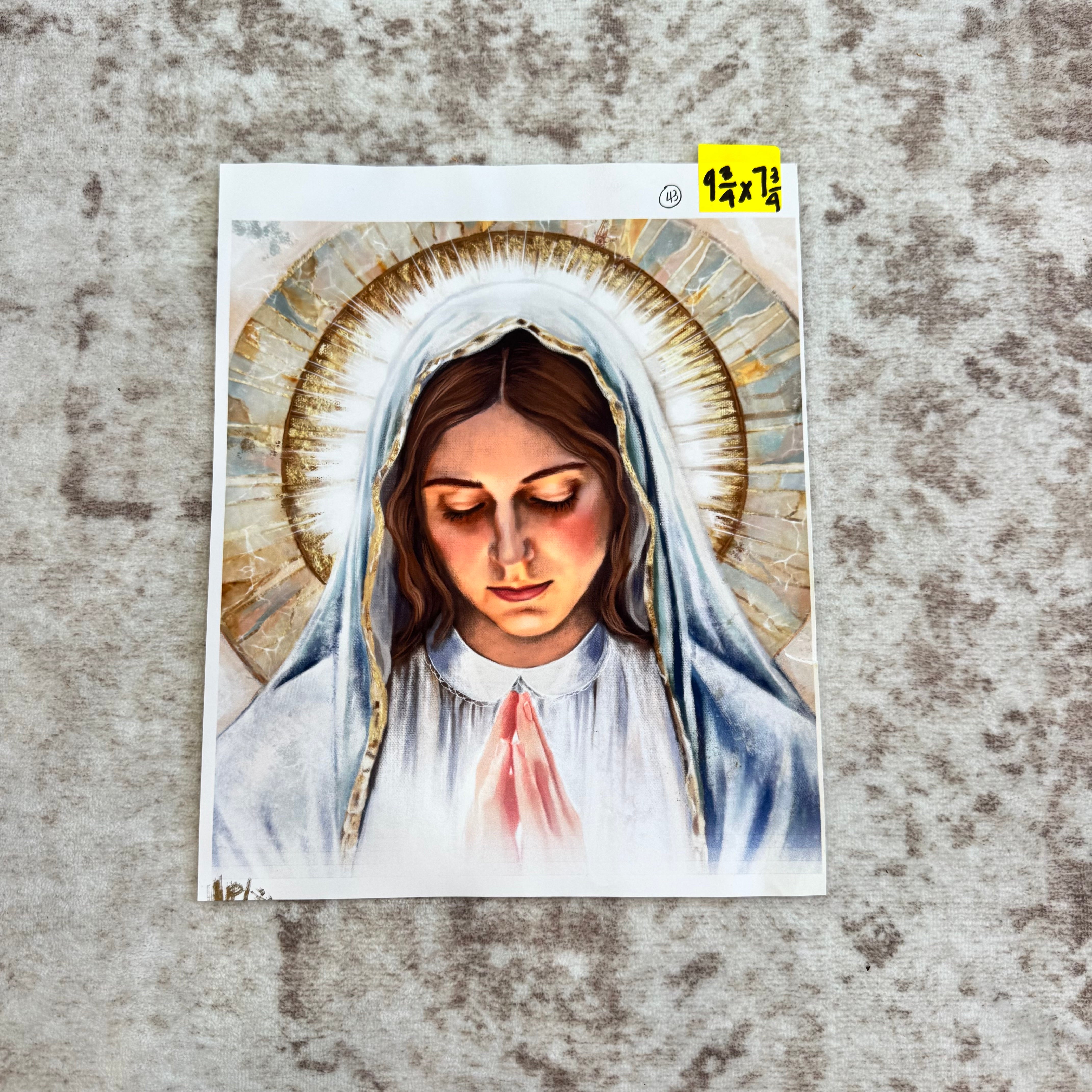 043 • Mother Who Prays • 7.75x9.75"