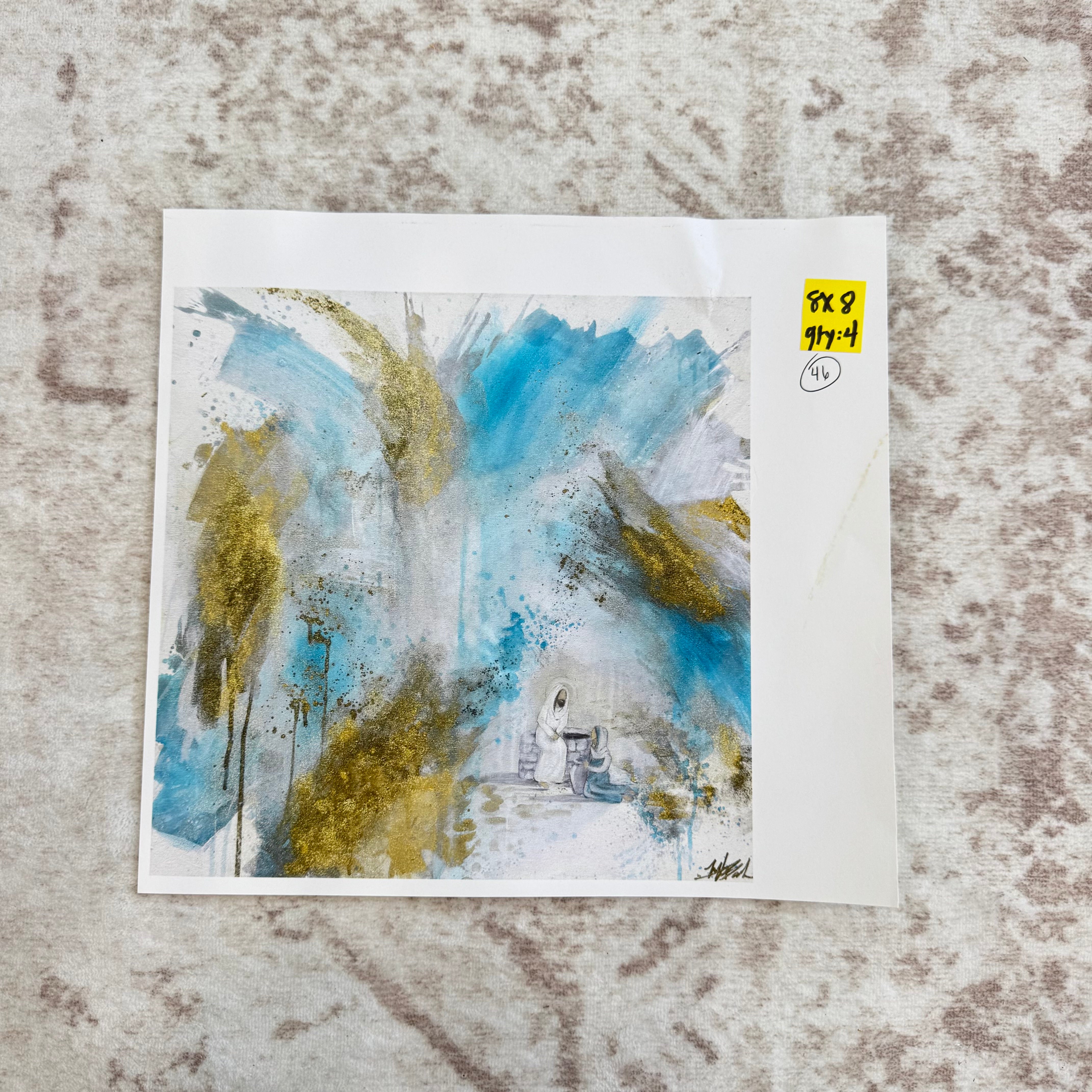 046 • Jesus at the Well • 8x8"