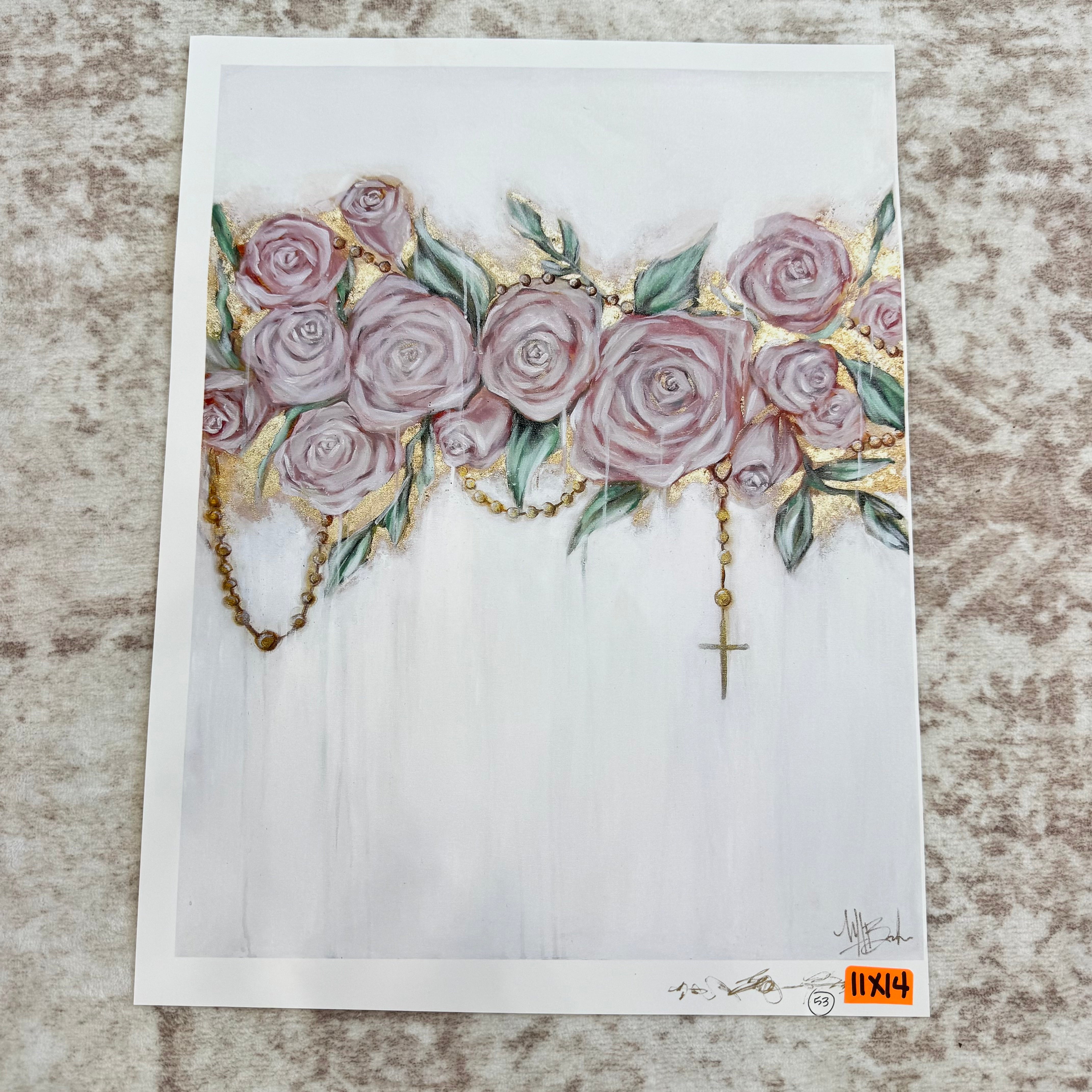 053 • Queen of the Rosary • 11x14"
