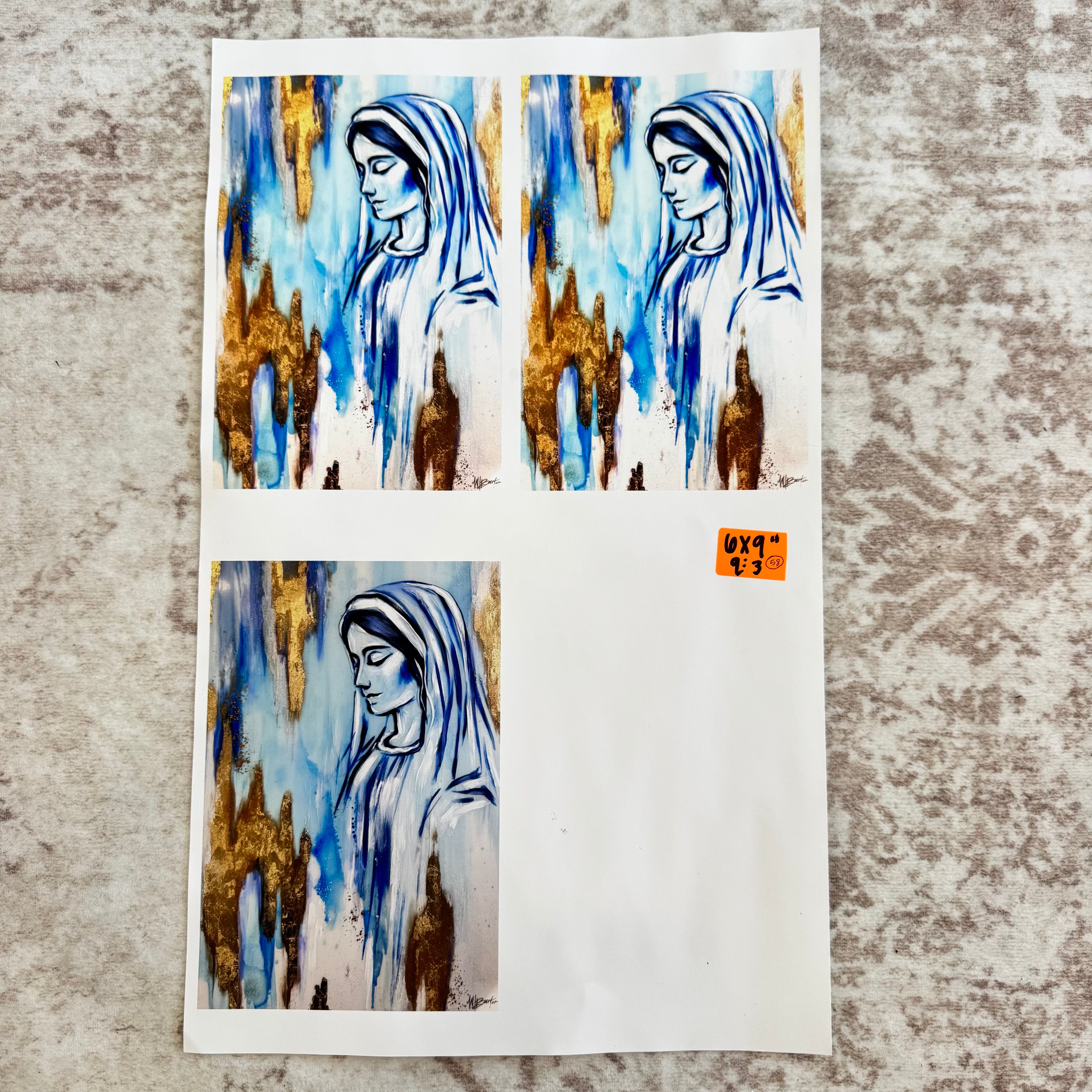 058 • Mary at the Cross • 6x9"