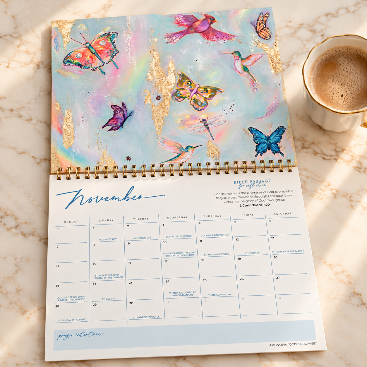 PREORDER // 2027 Colors by Natalie Catholic Calendar