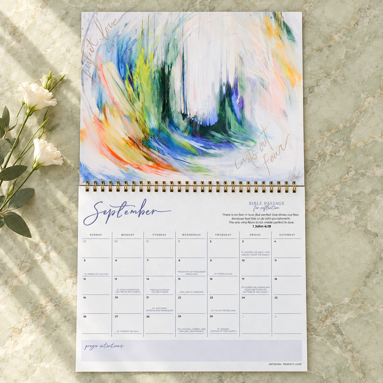 PREORDER // 2027 Colors by Natalie Catholic Calendar