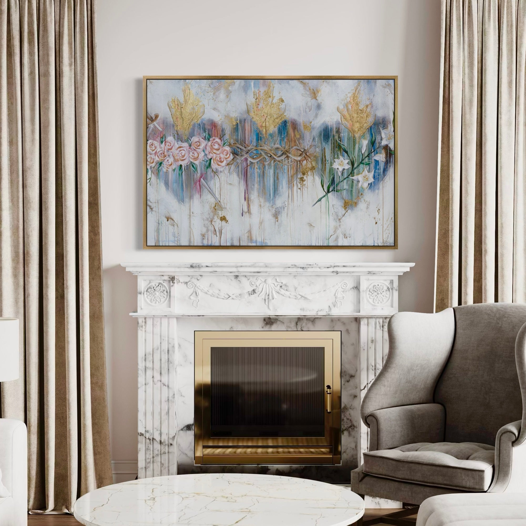 Three Hearts Fine Art Print