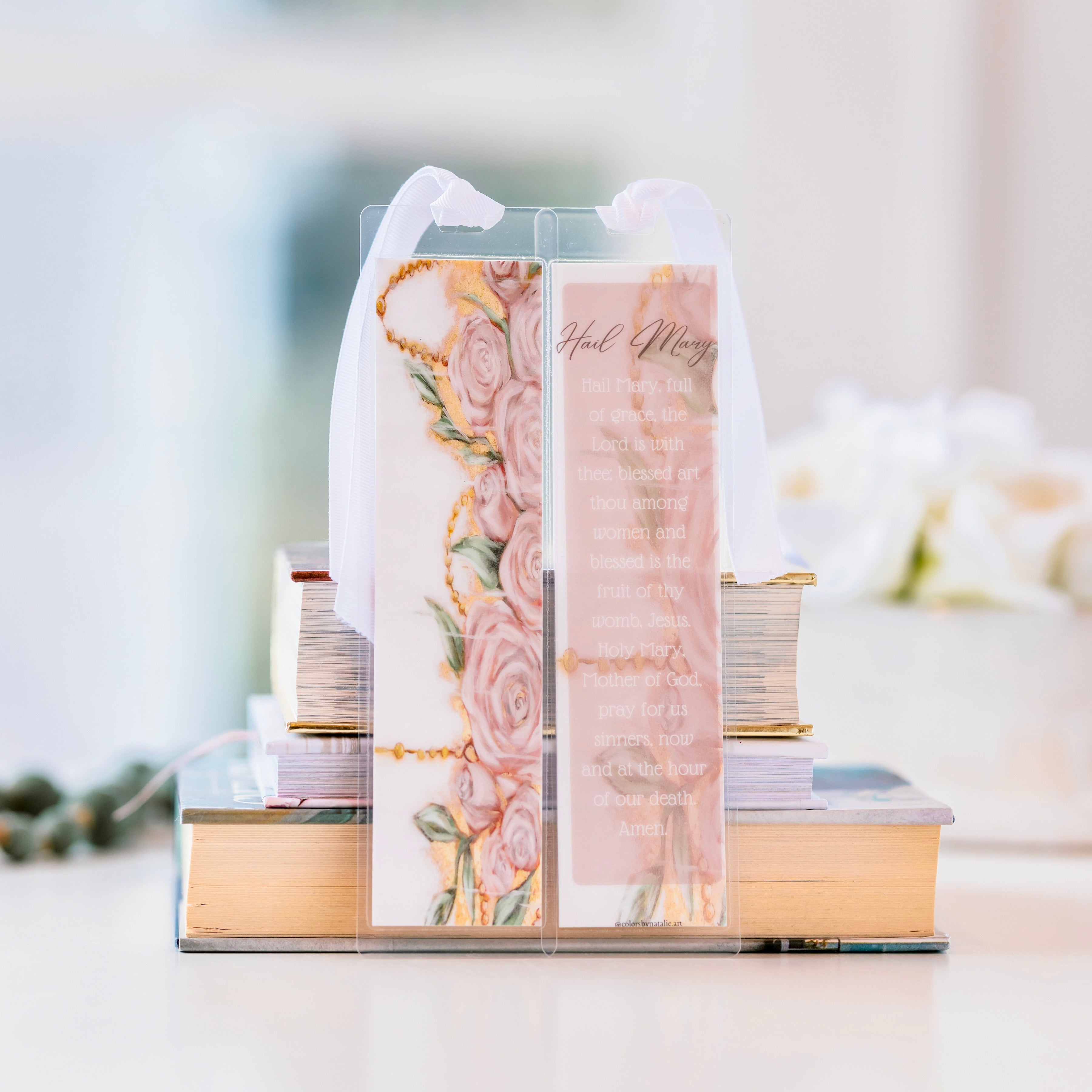 Queen of the Rosary Bookmark