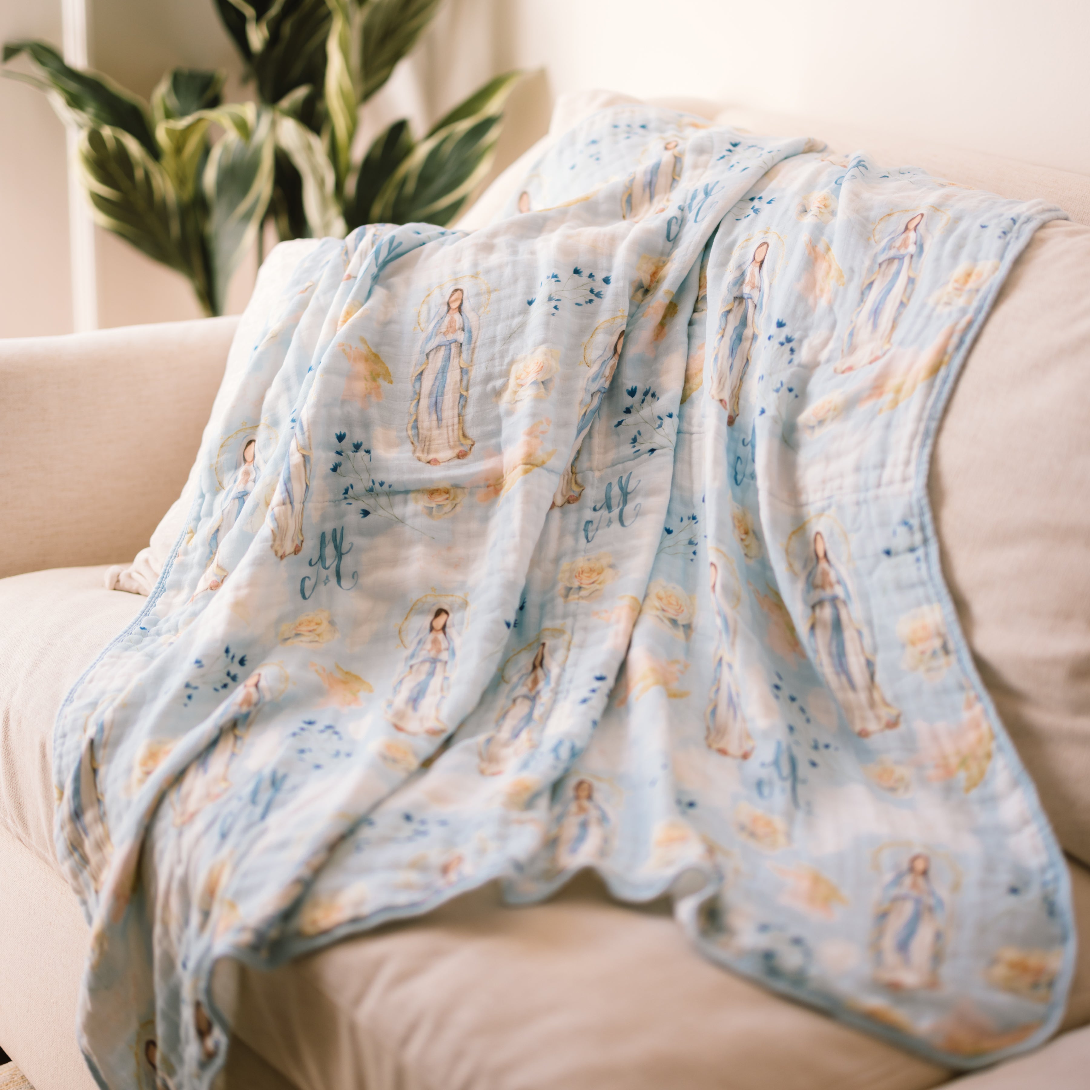 Mary Blessing Blanket • LARGE