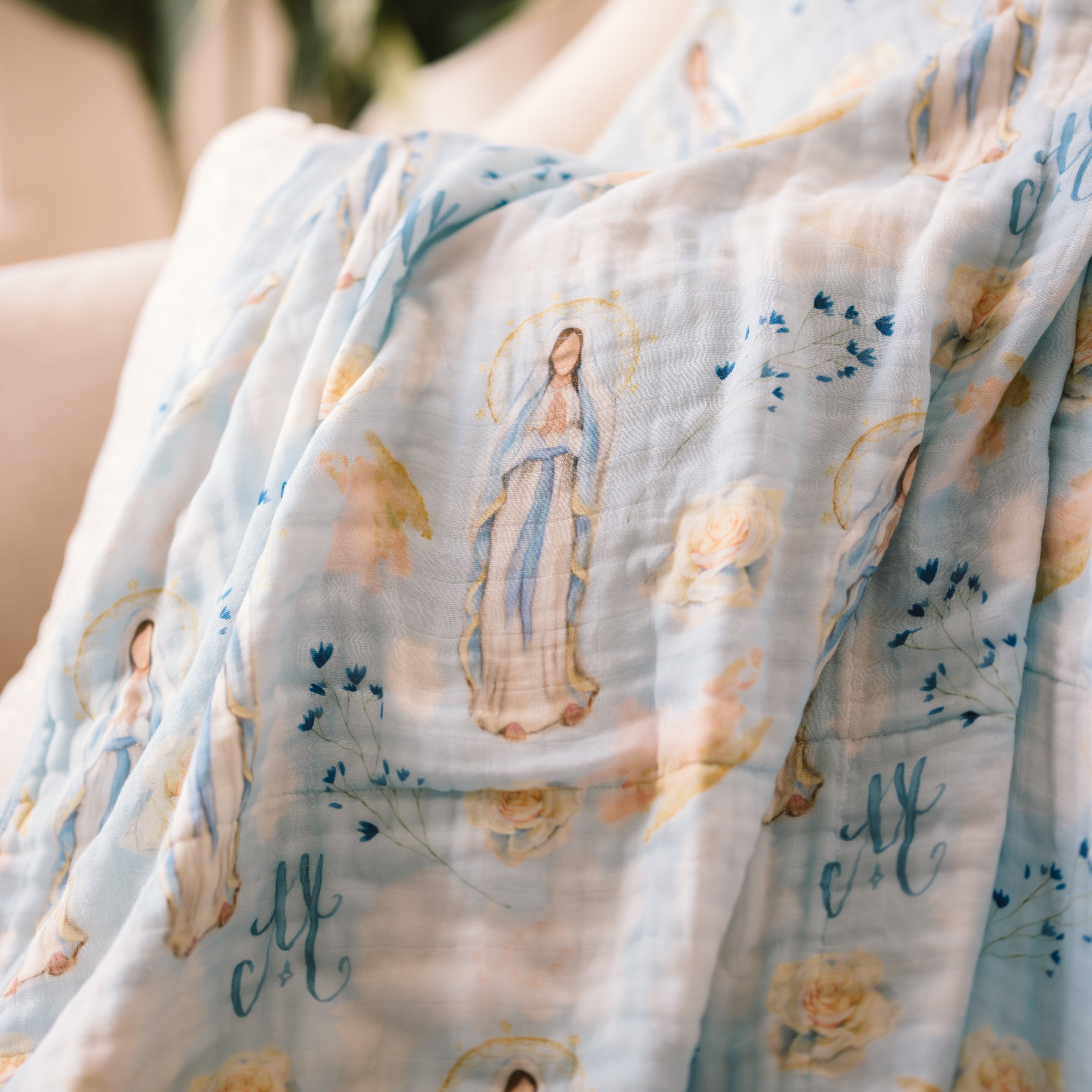Mary Blessing Blanket • LARGE