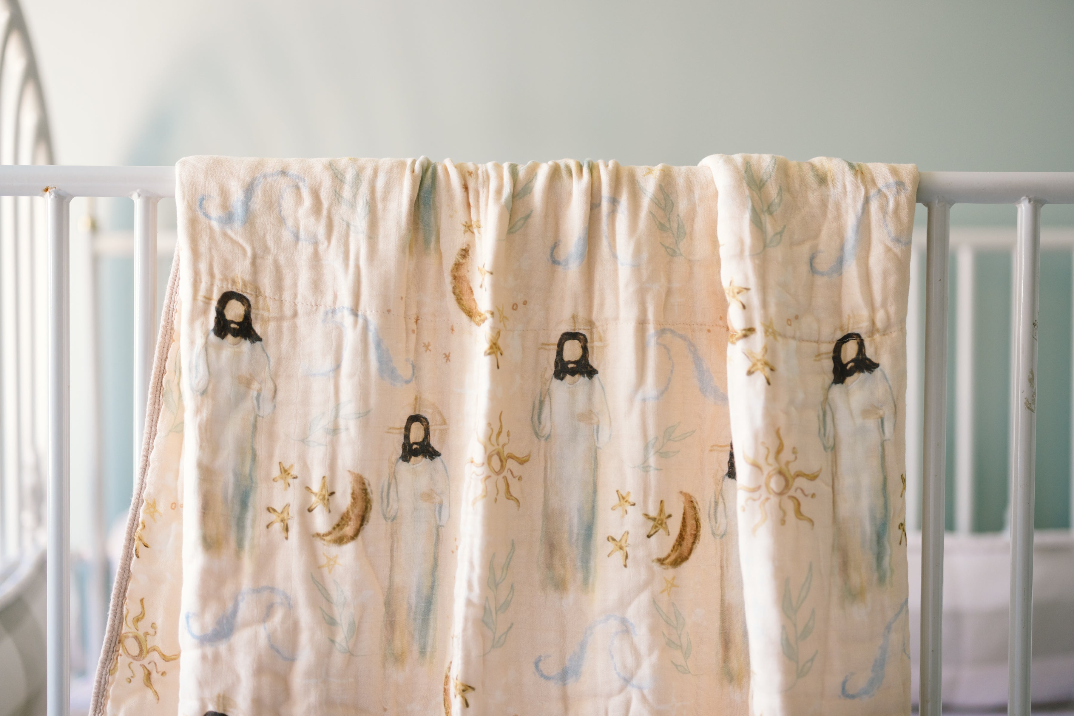 Jesus Blessing Blanket • SMALL