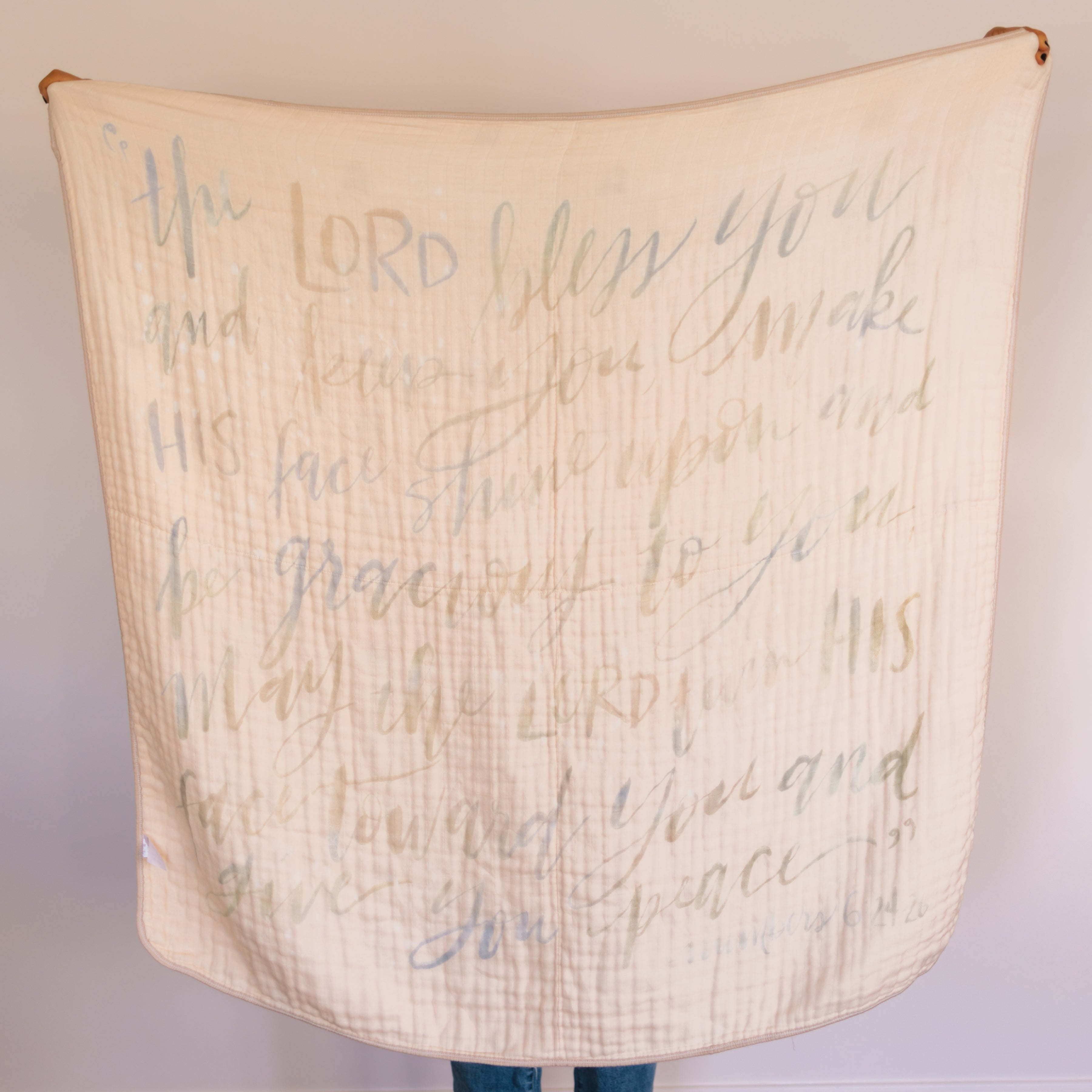 Jesus Blessing Blanket • SMALL