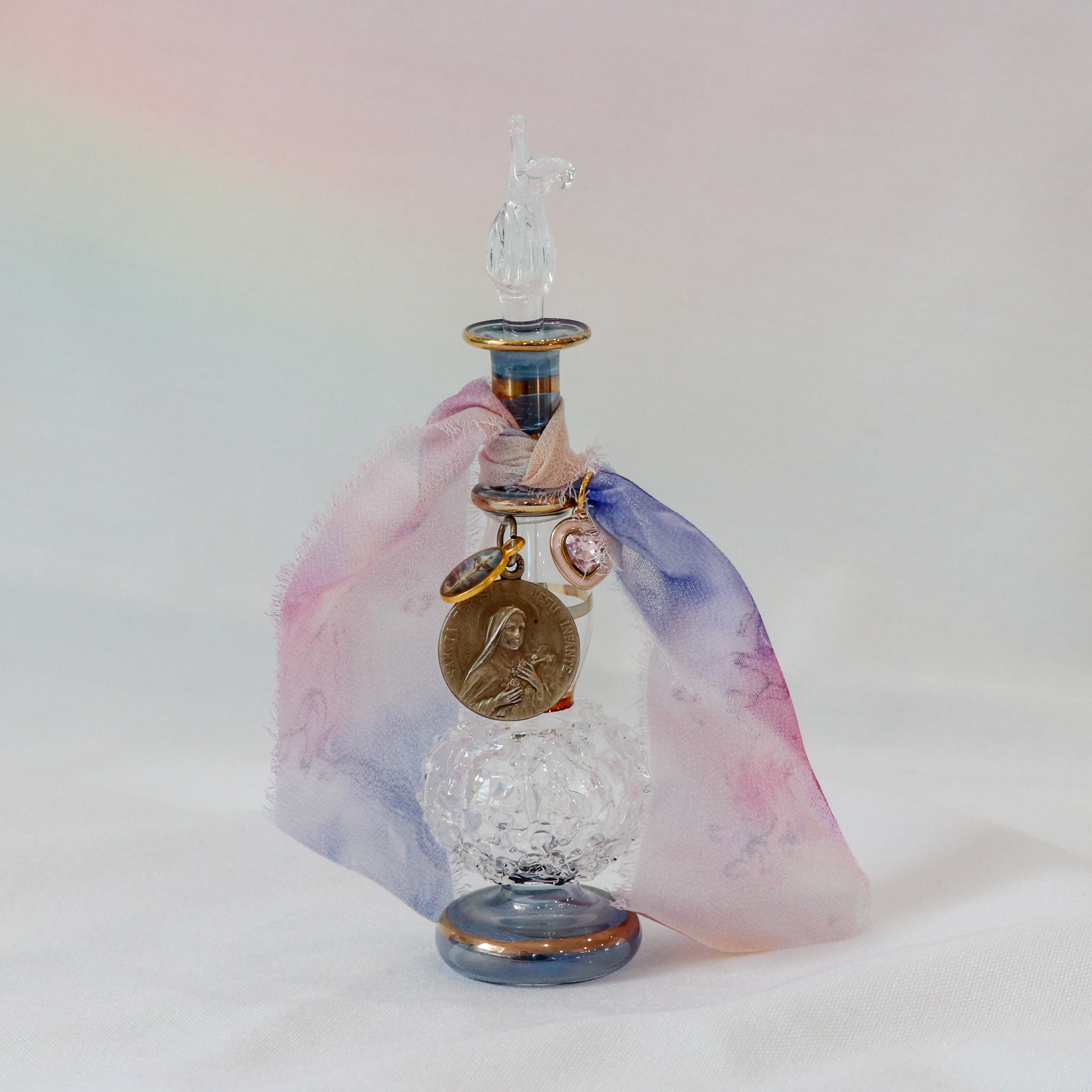 St. Catherine of Sienna with Jesus | Handmade Holy Water Vessel