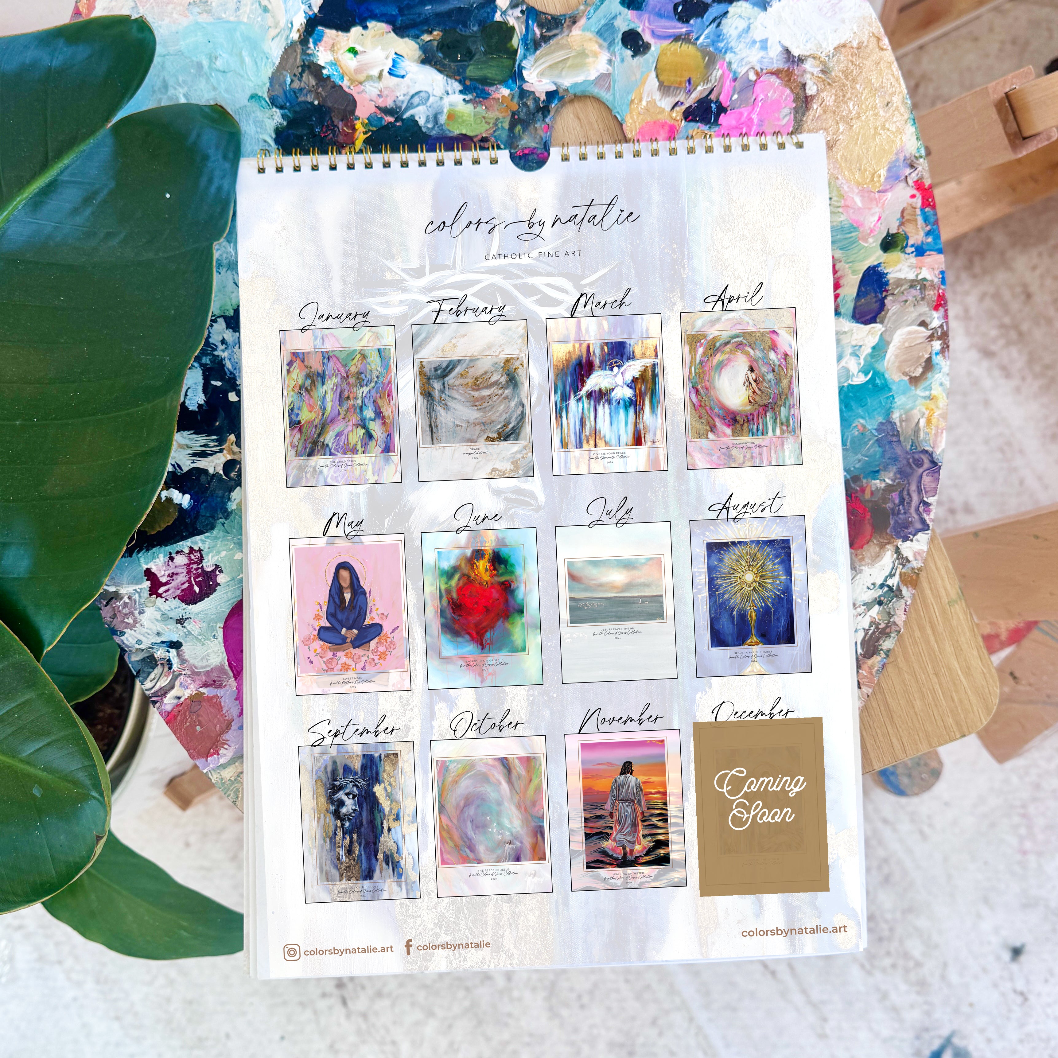 2026 Colors by Natalie Catholic Calendar
