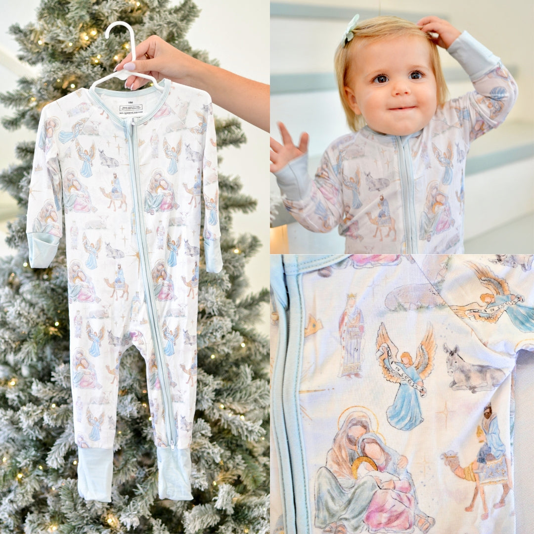 Convertible Zip Romper Bamboo Pajamas | LIMITED QUANTITY