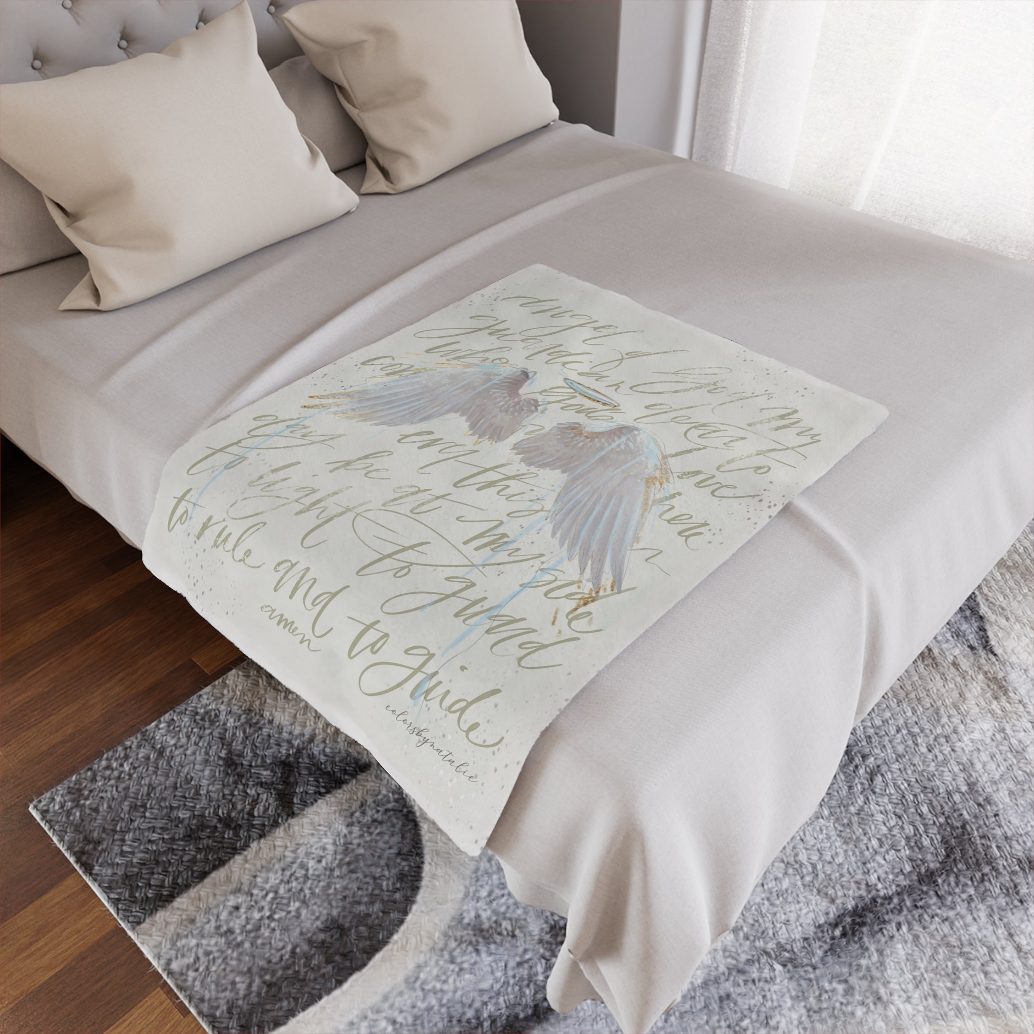Guardian Angel Minky Blanket