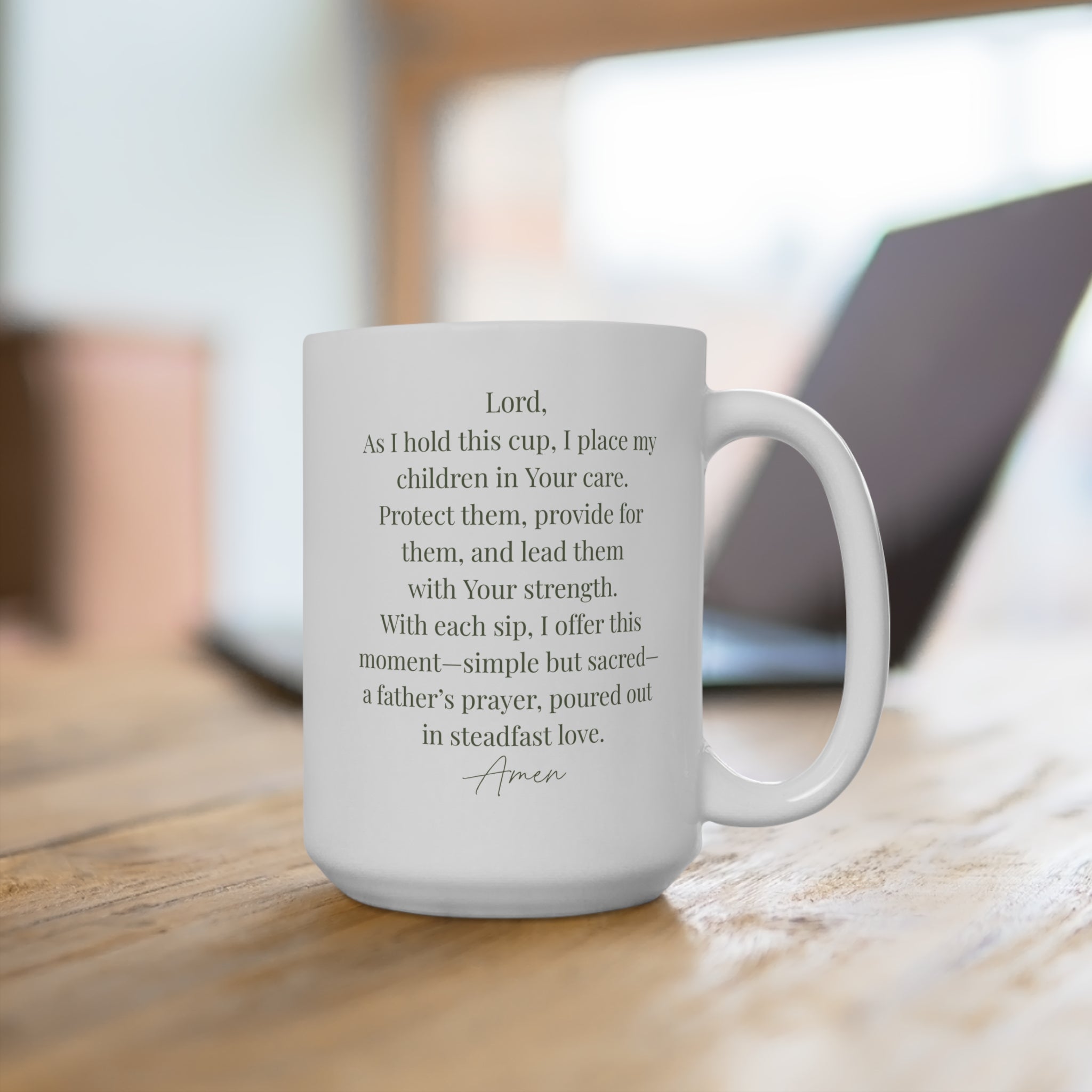 A Father Who Prays Mug