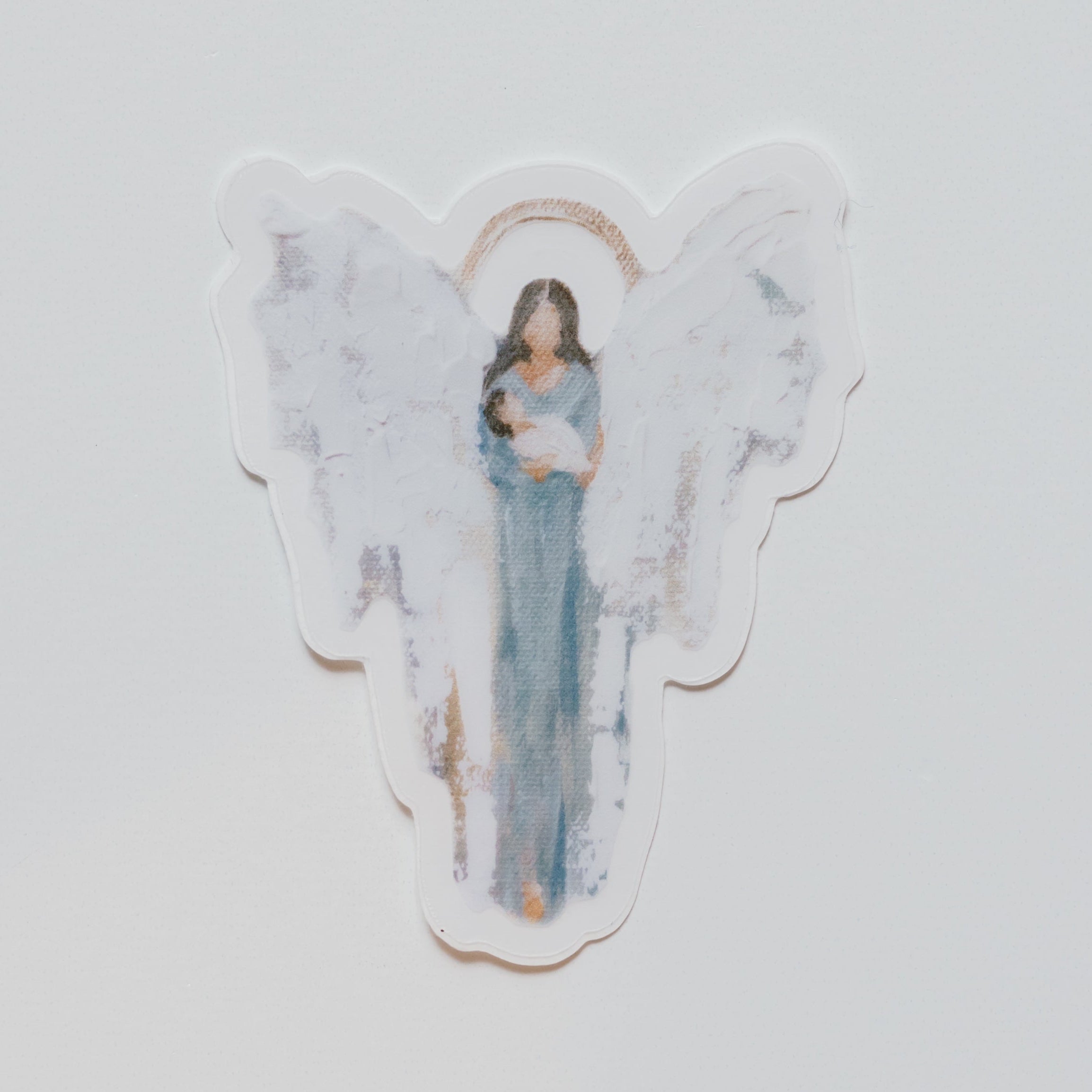 Covered in Feathers Sticker