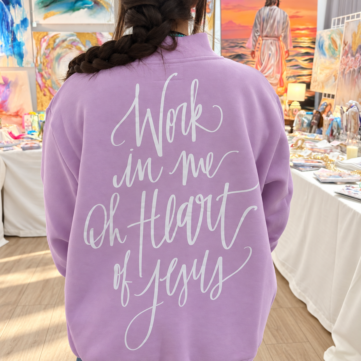 Work in Me, O Lord Mockneck Sweatshirt