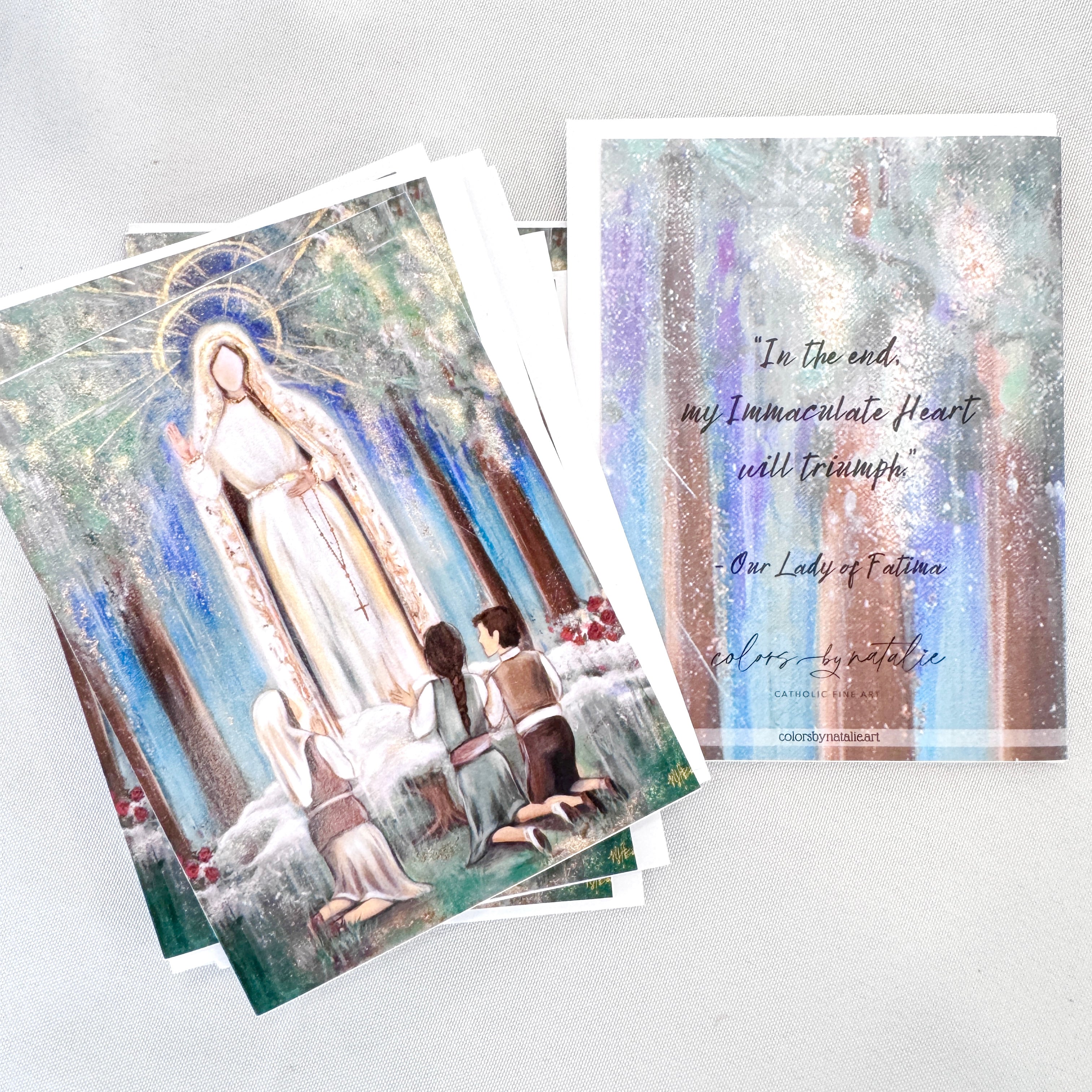 Our Lady of Fatima Greeting Card
