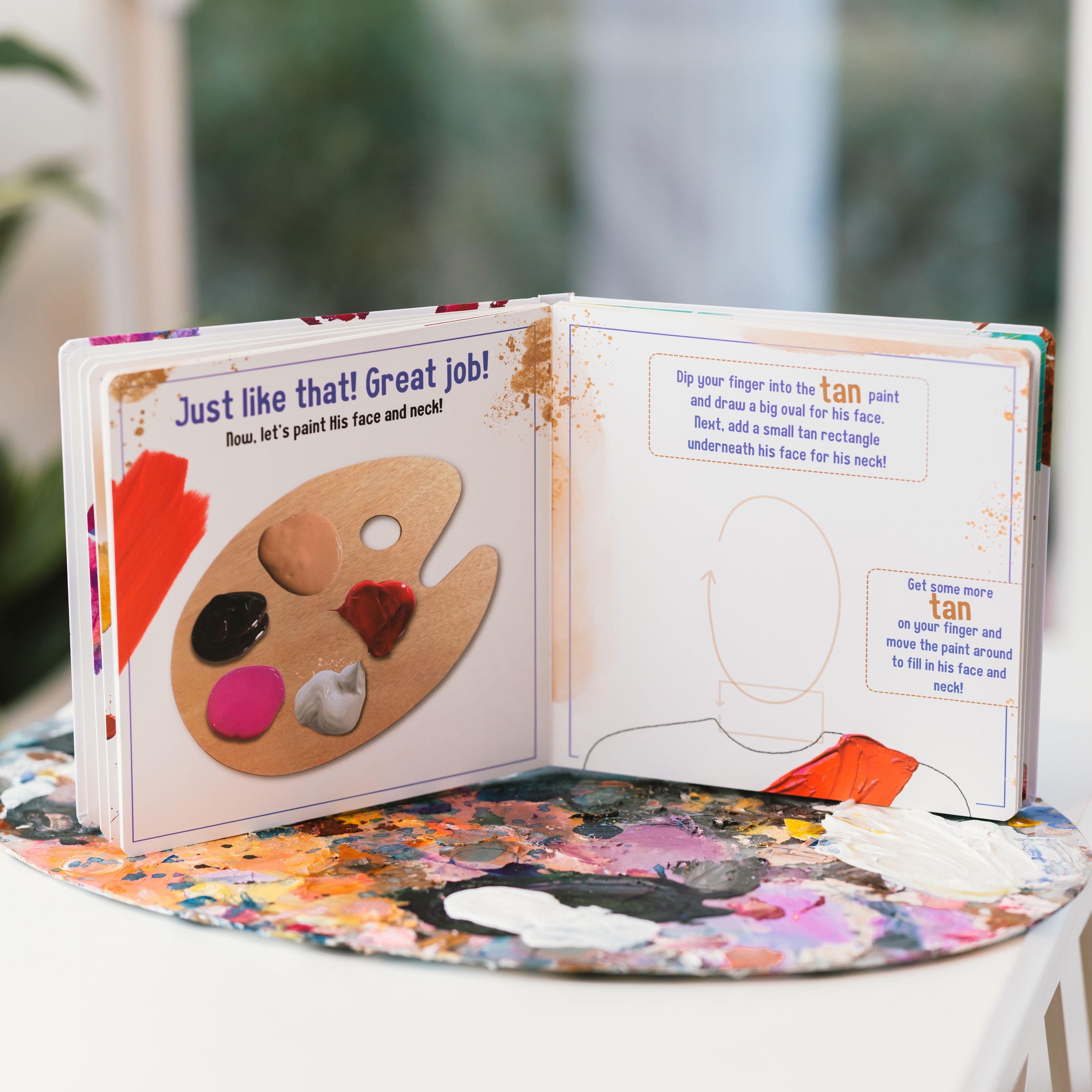 Finger Painting the Face of Jesus Children’s Book