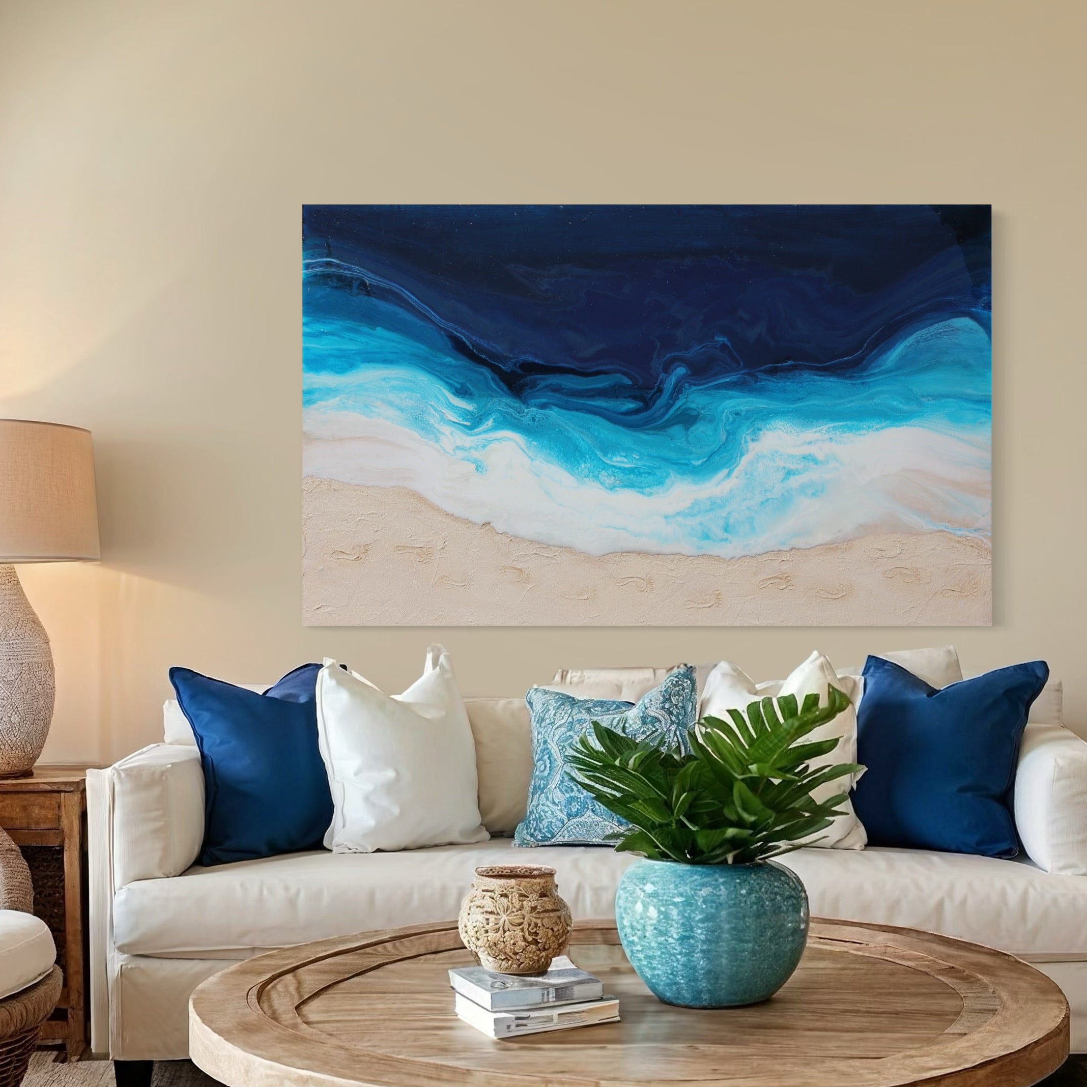 Footprints in The Sand Fine Art Print