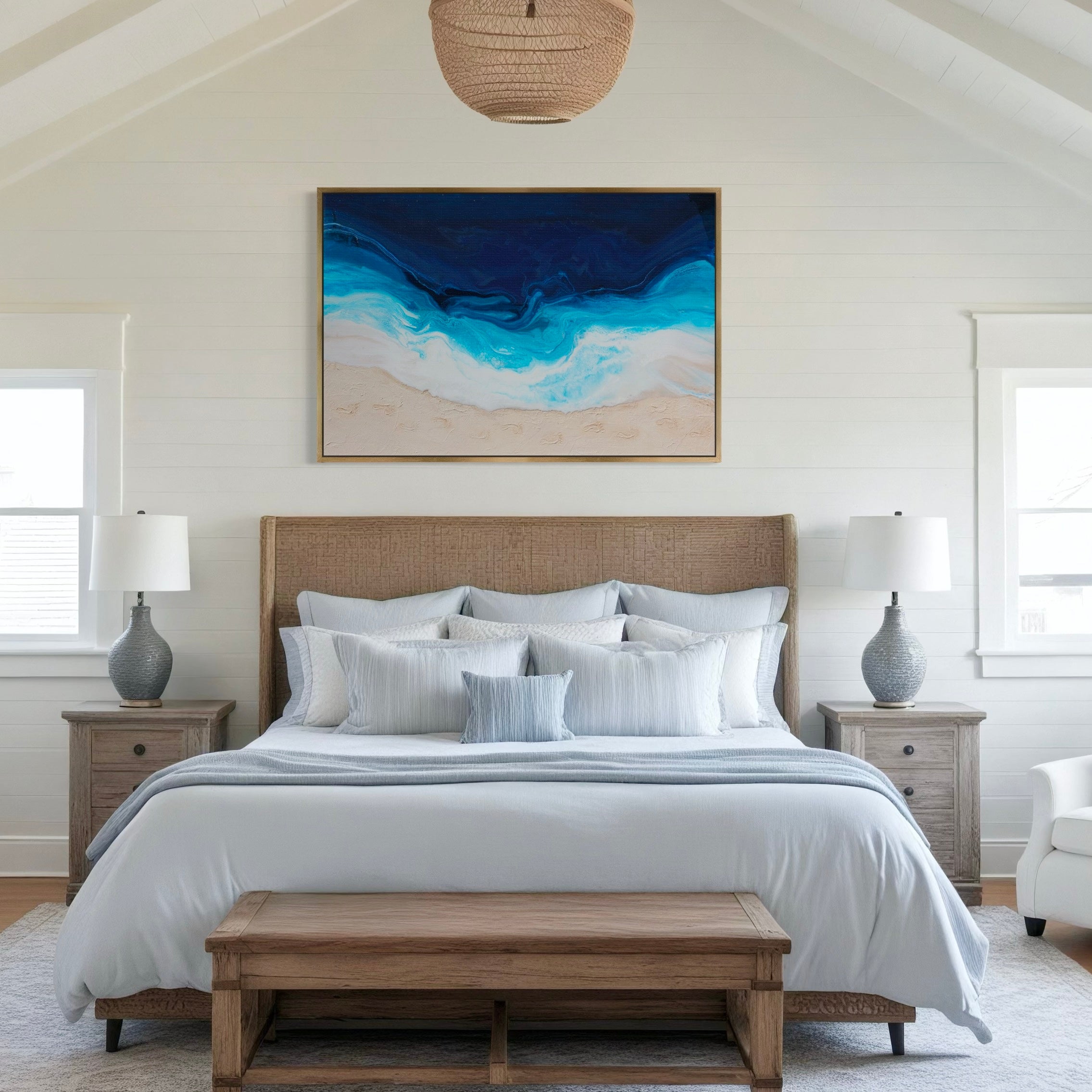 Footprints in The Sand Fine Art Print