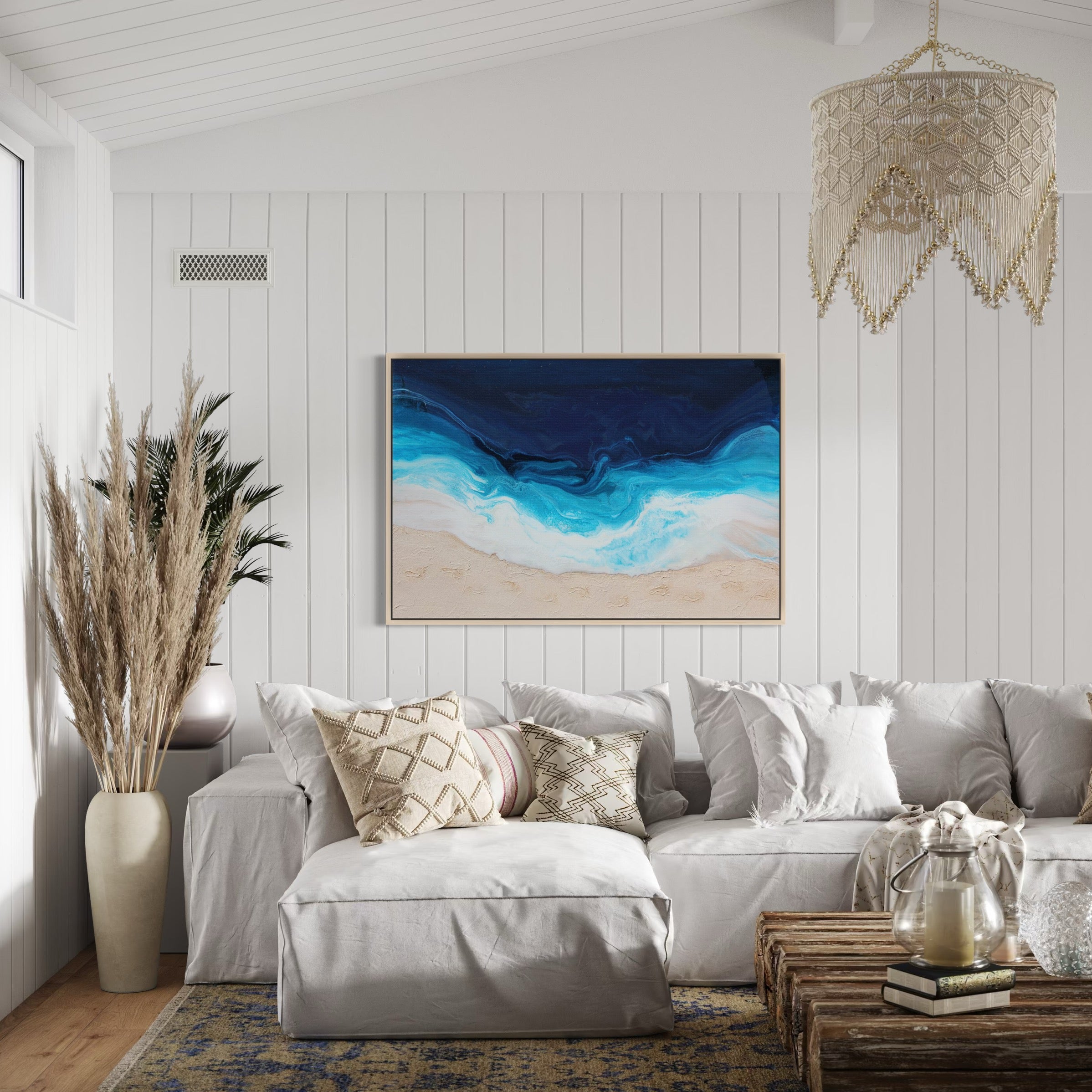 Footprints in The Sand Fine Art Print