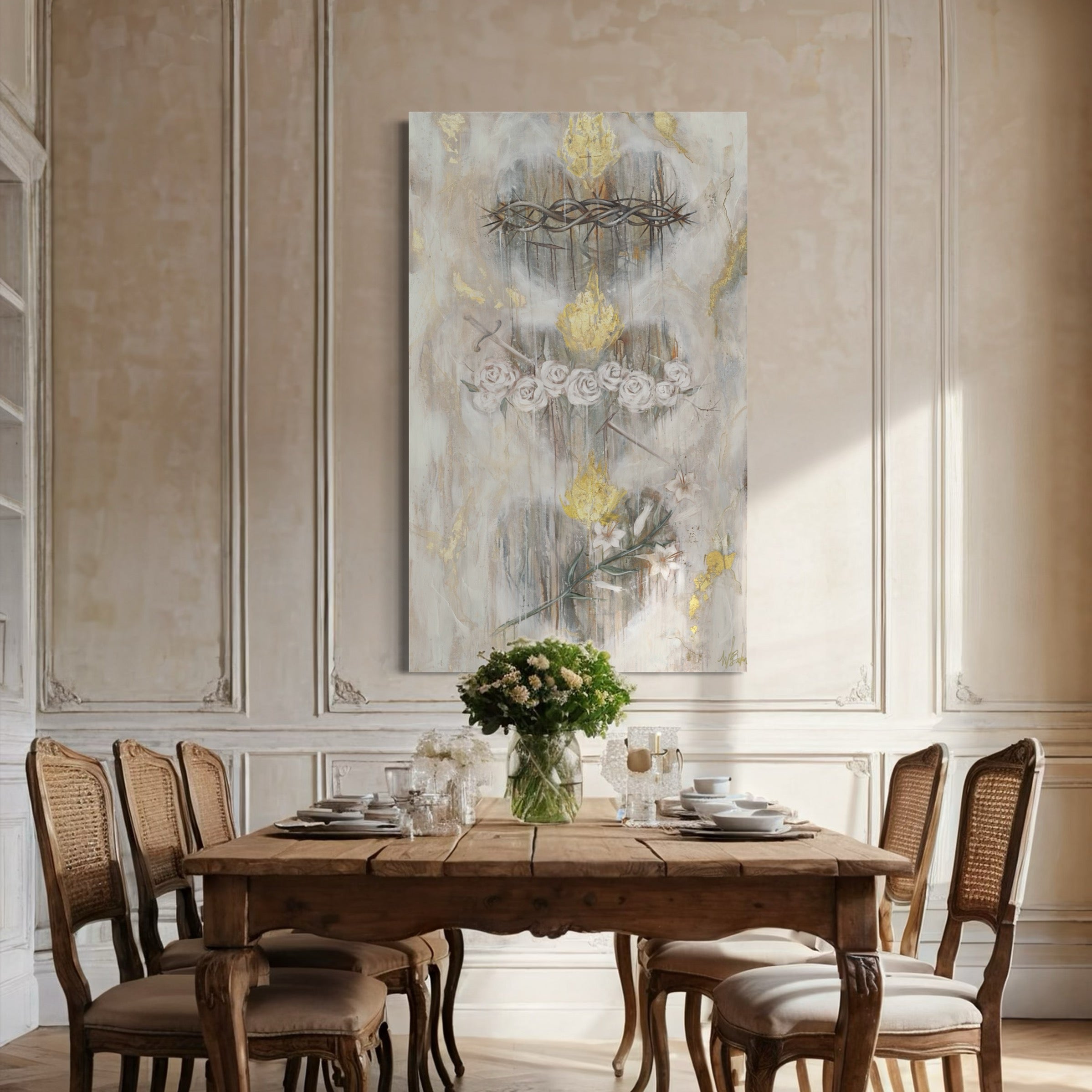 Hearts of the Holy Family Fine Art Print