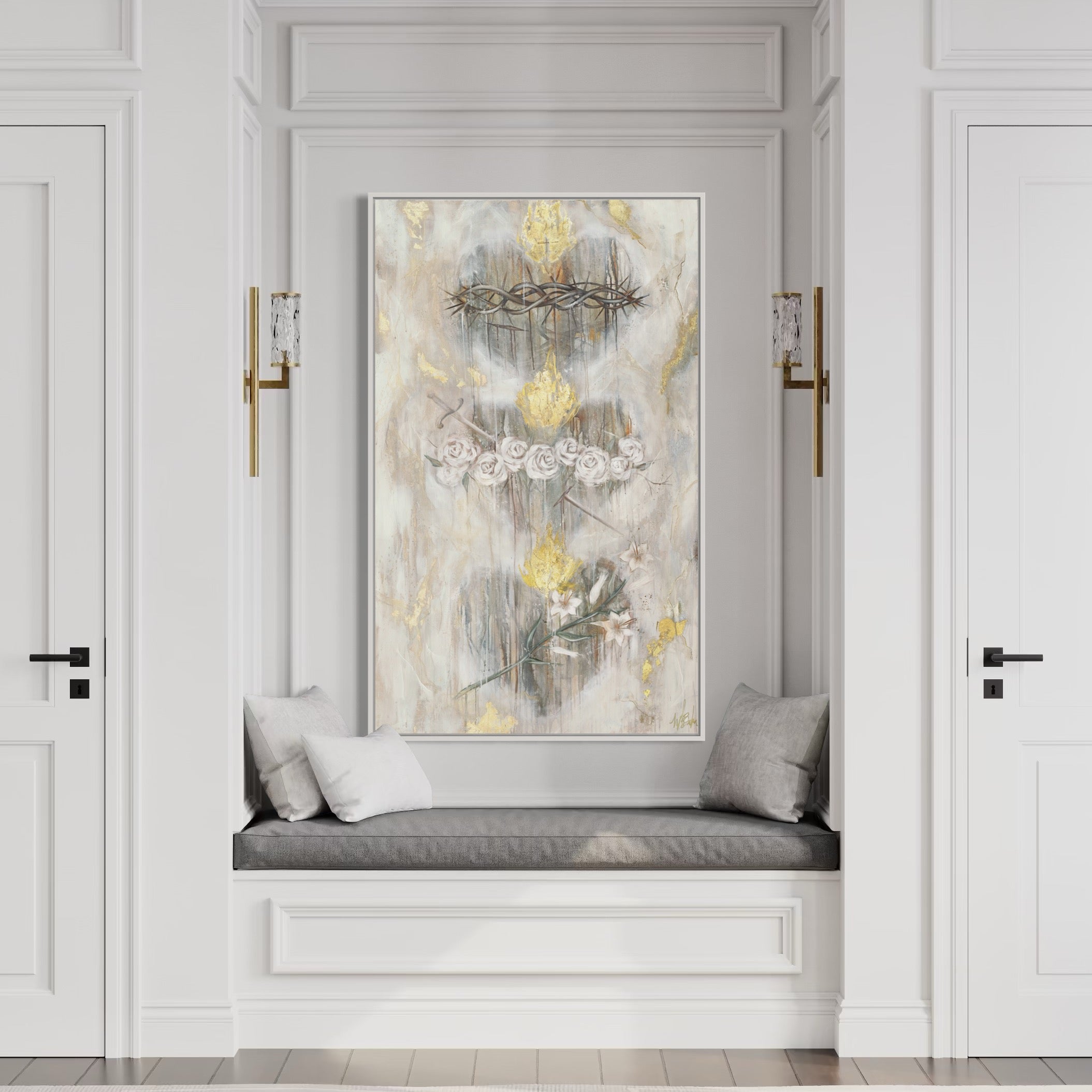 Hearts of the Holy Family Fine Art Print