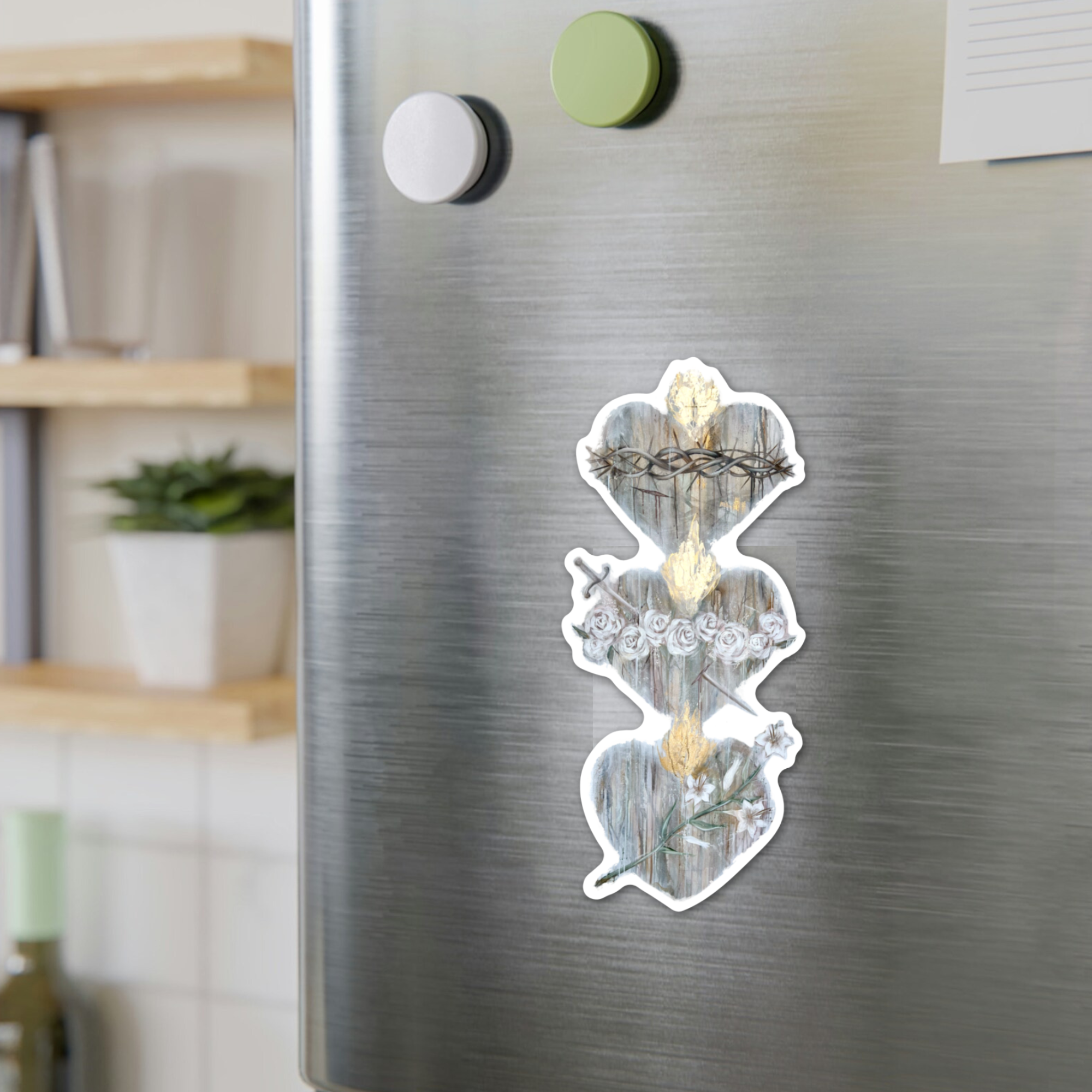 Hearts of The Holy Family Magnet