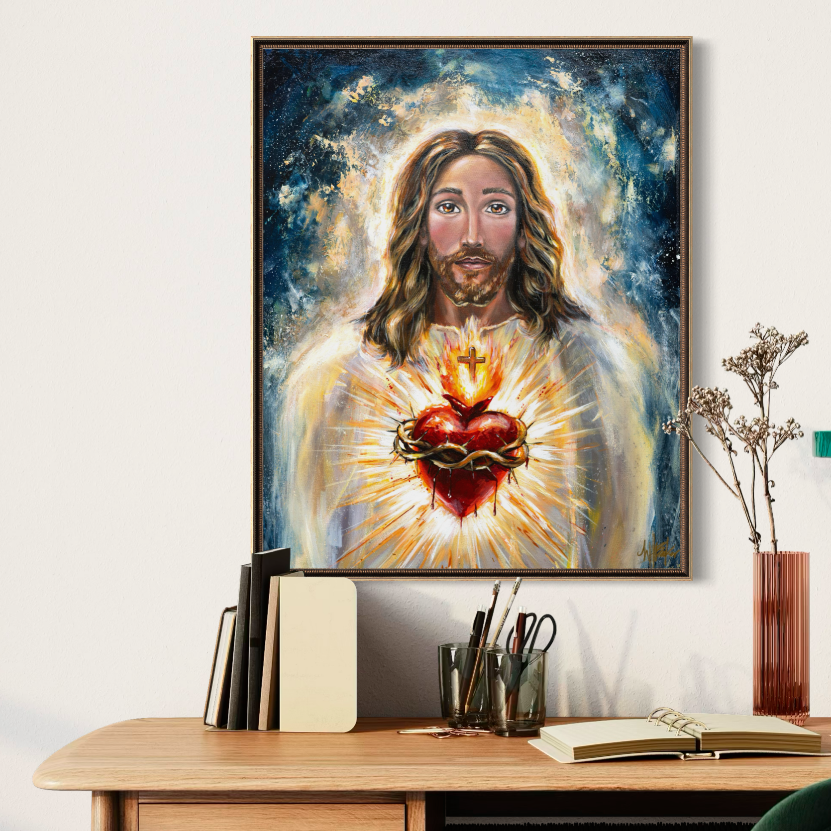 His Most Sacred Heart Fine Art Print
