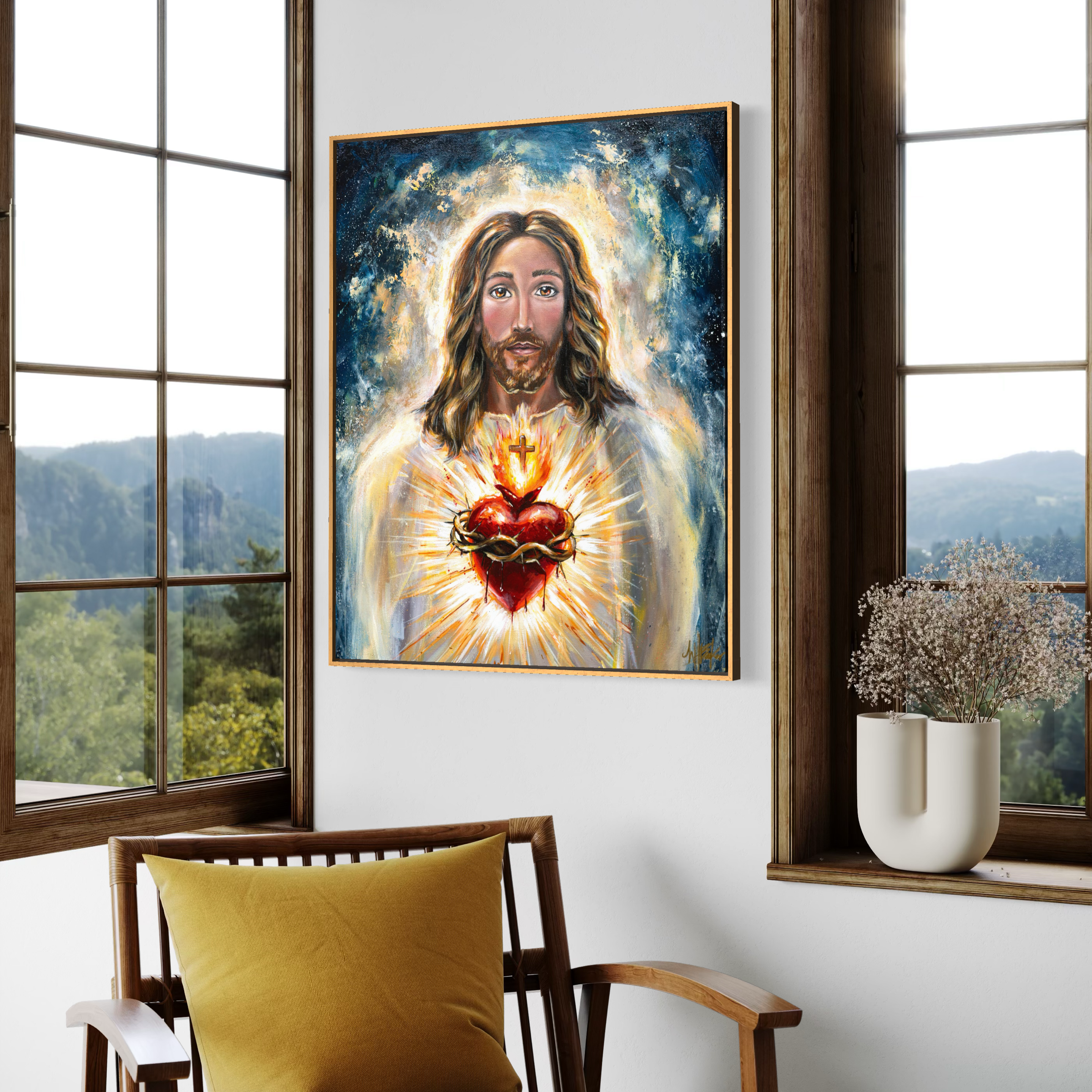 His Most Sacred Heart Fine Art Print