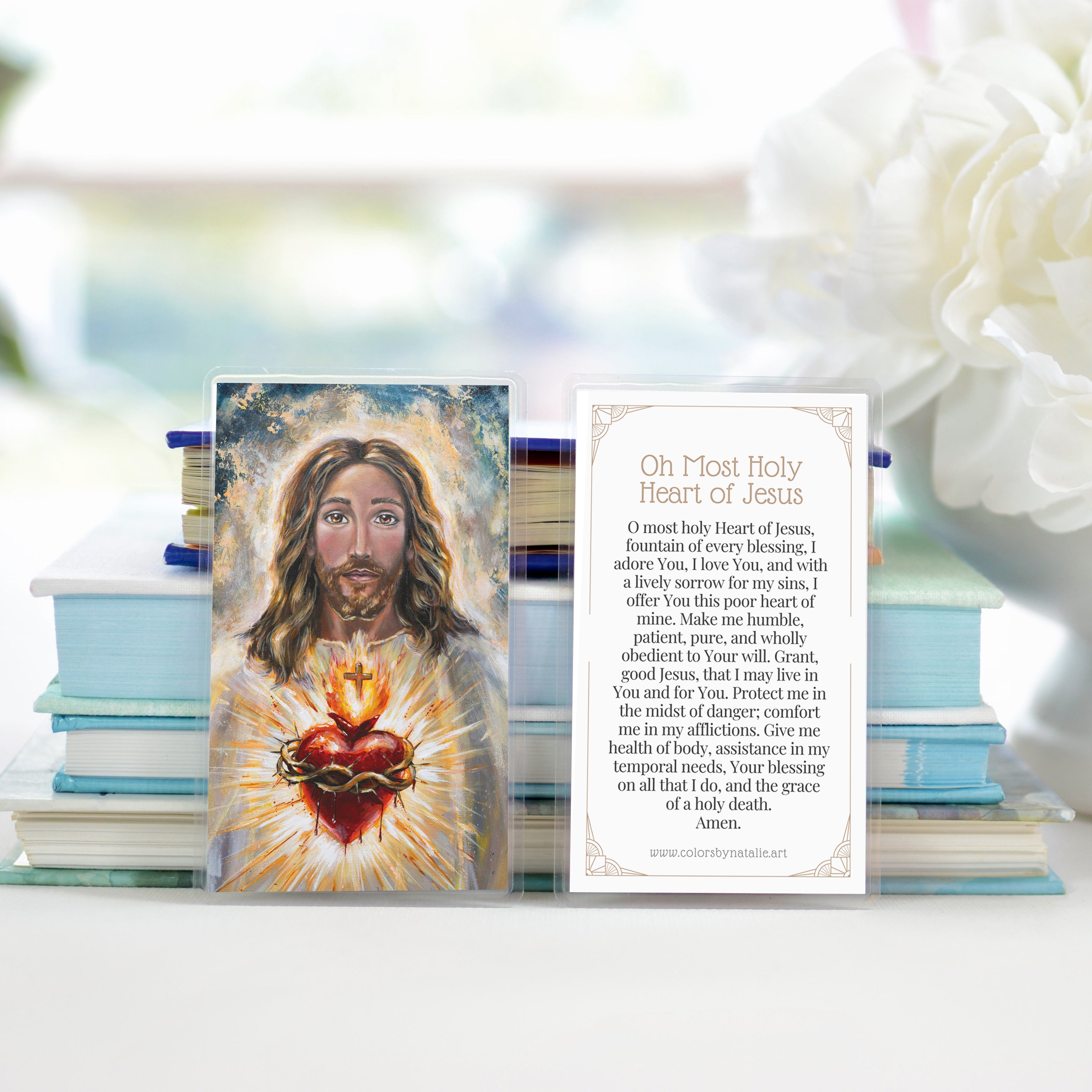 His Most Sacred Heart Prayer Card
