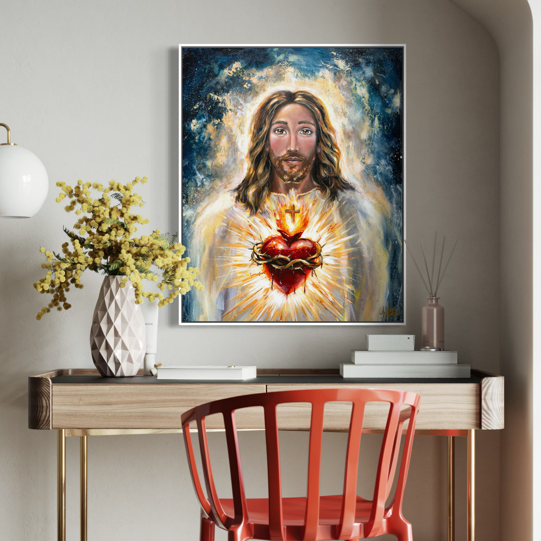 His Most Sacred Heart Fine Art Print
