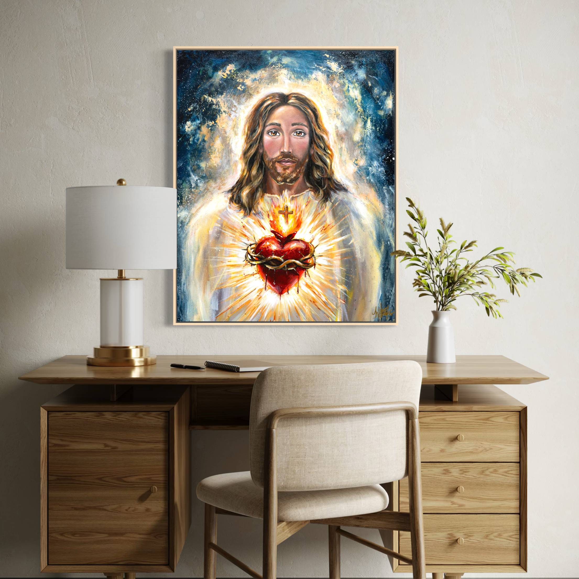 His Most Sacred Heart Fine Art Print