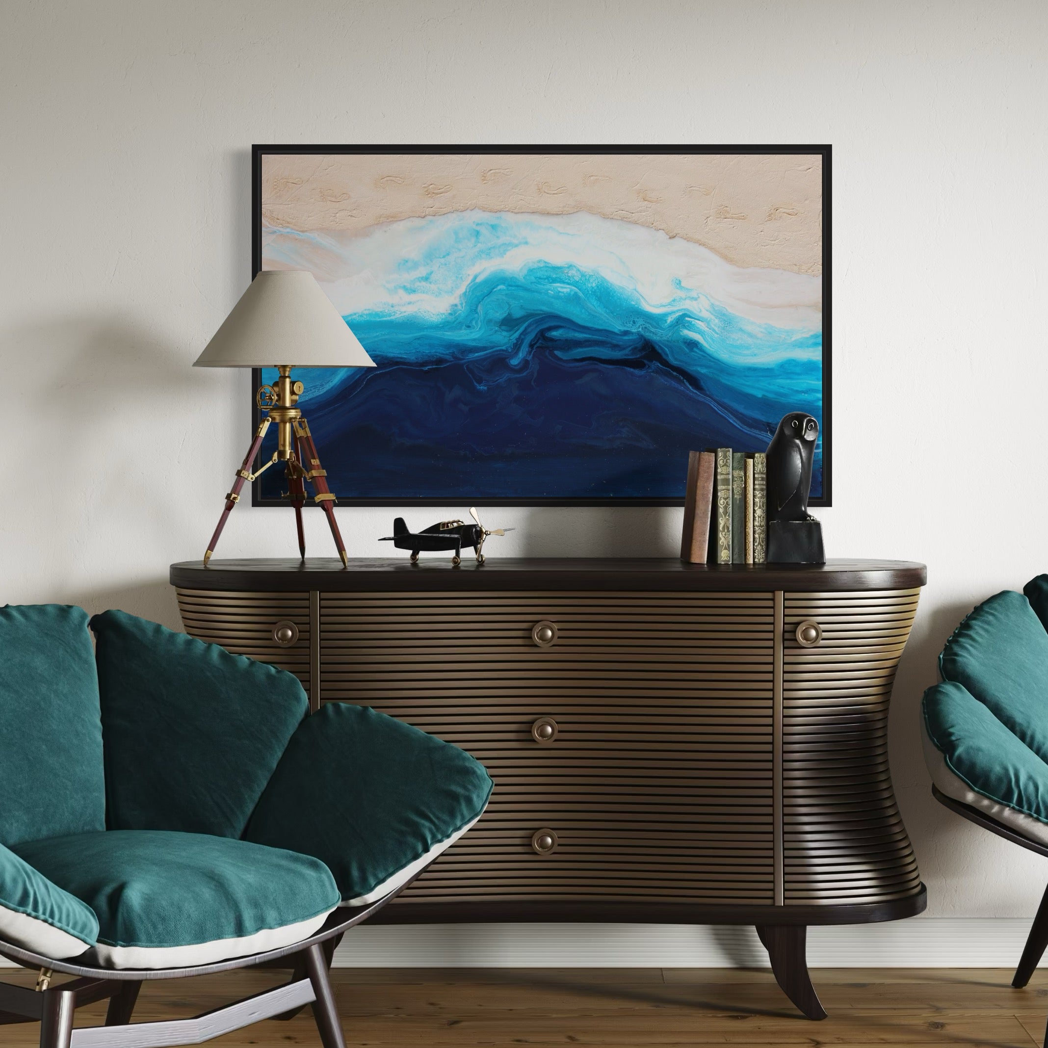 Footprints in The Sand Fine Art Print