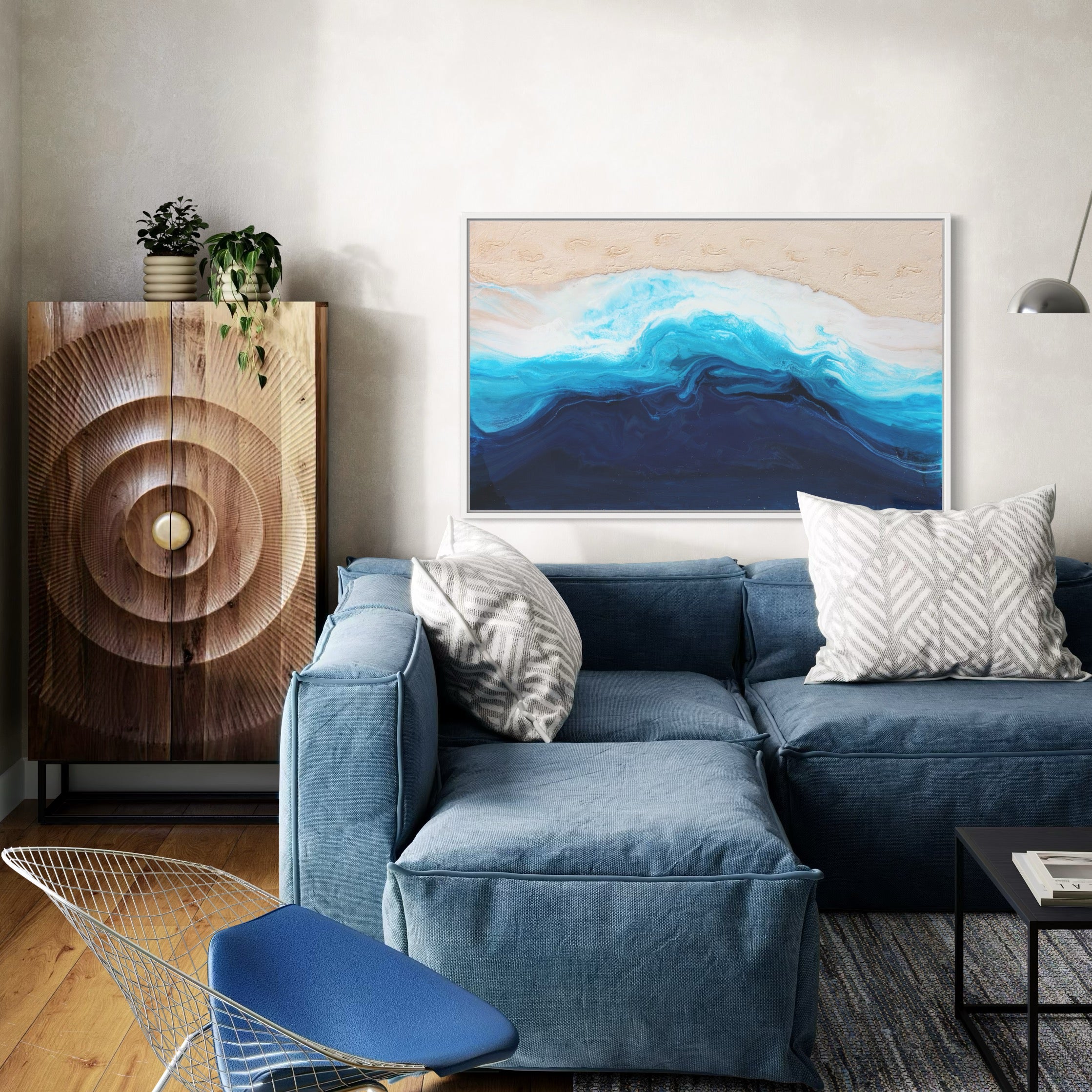 Footprints in The Sand Fine Art Print