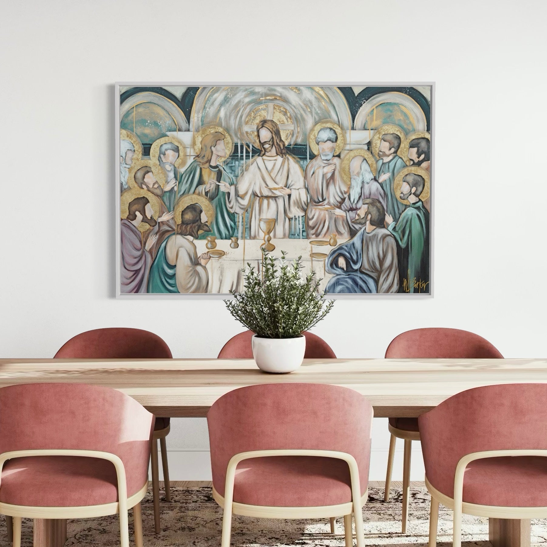 The Last Supper gallery-wrapped canvas framed