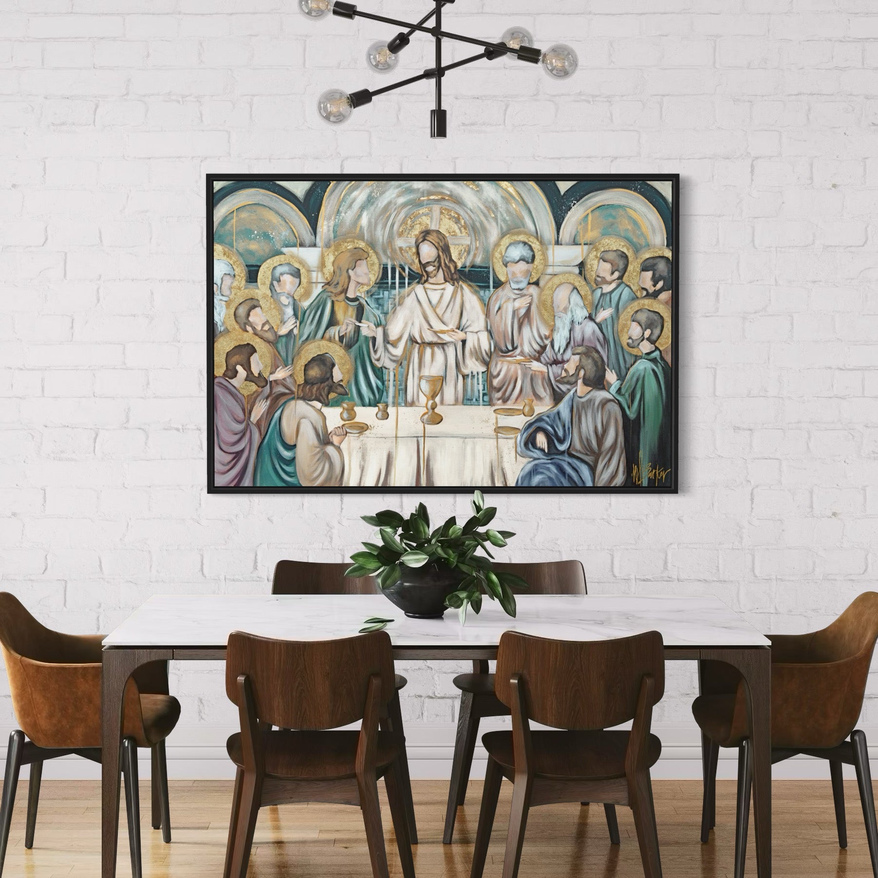 The Last Supper gallery-wrapped canvas framed