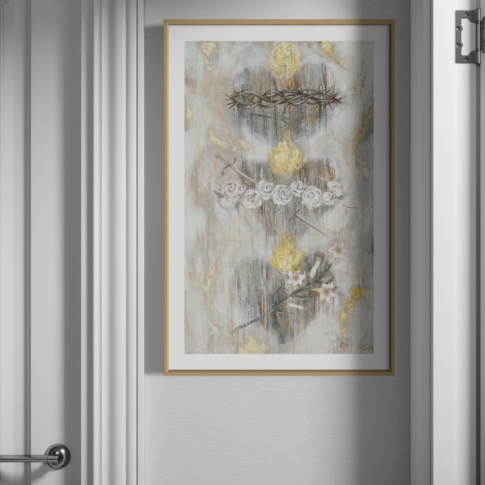 Hearts of the Holy Family Fine Art Print