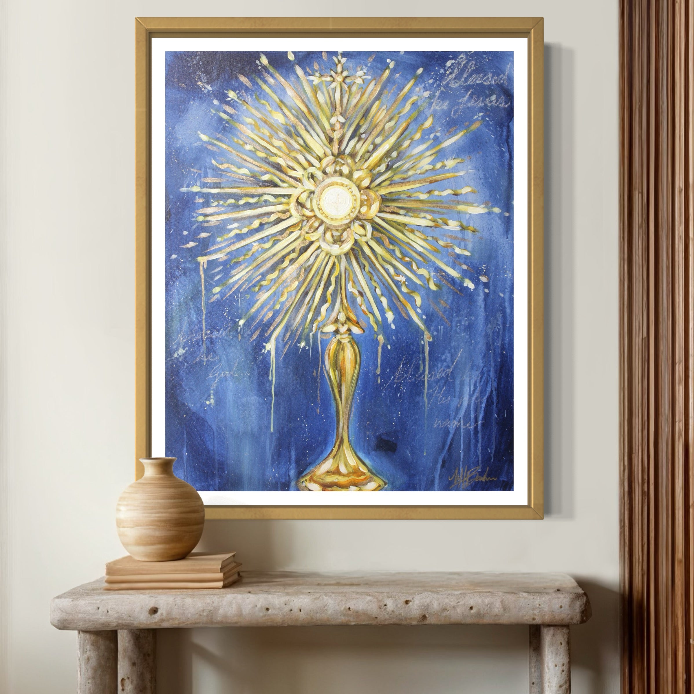 Jesus in the Eucharist Fine Art Print