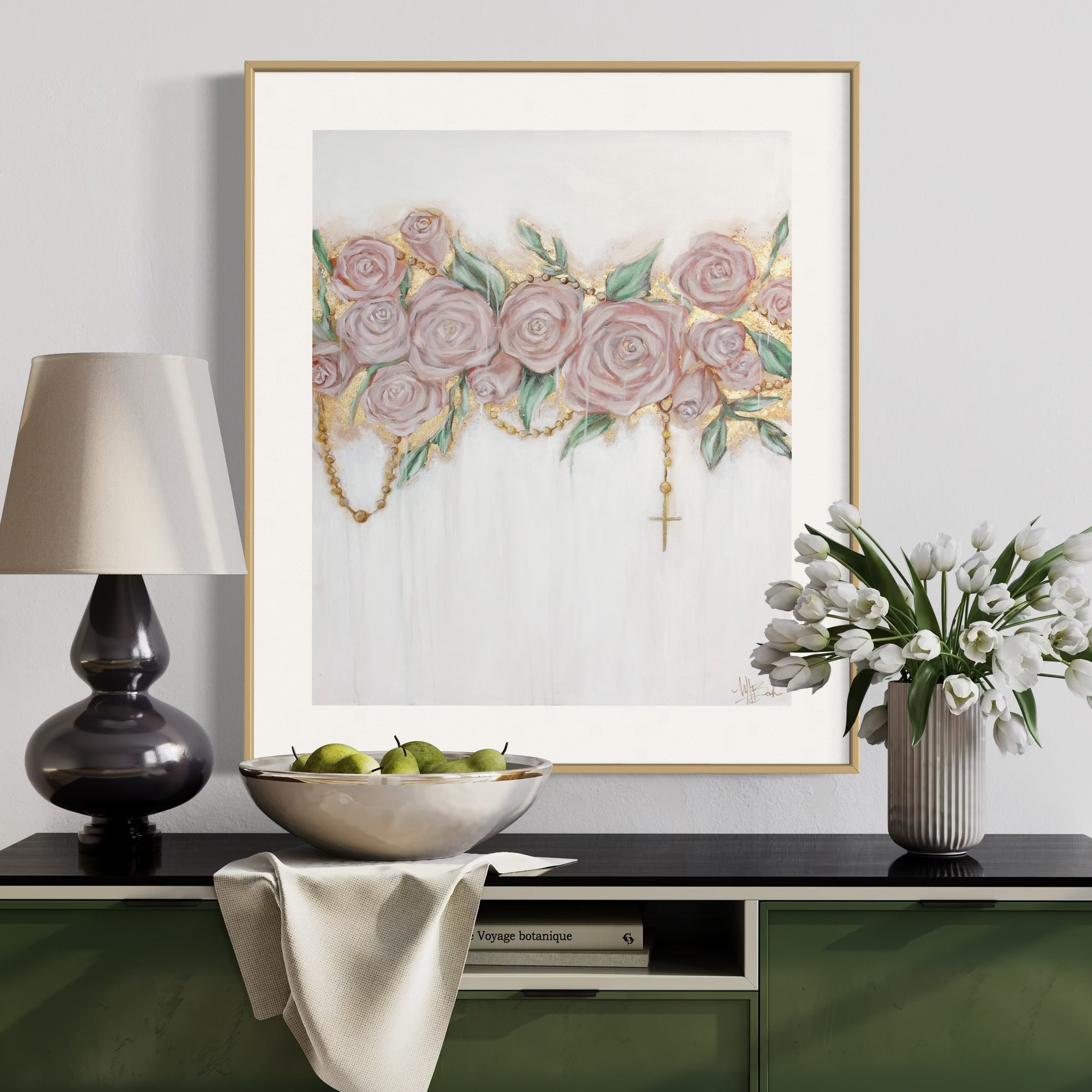 Queen of the Rosary Fine Art Print