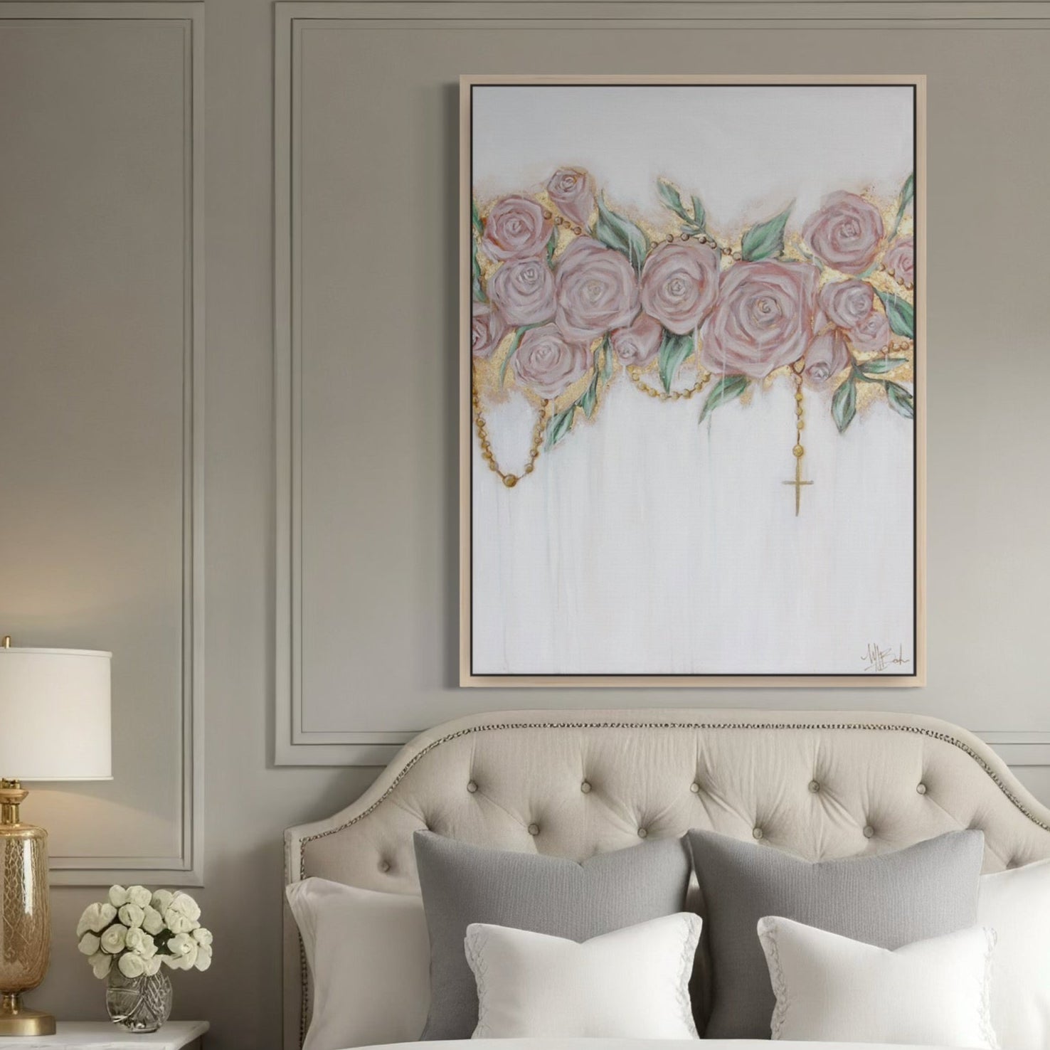 Queen of the Rosary Fine Art Print