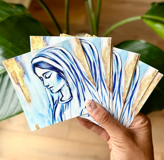 Mary at the Cross 4x4" Square Card